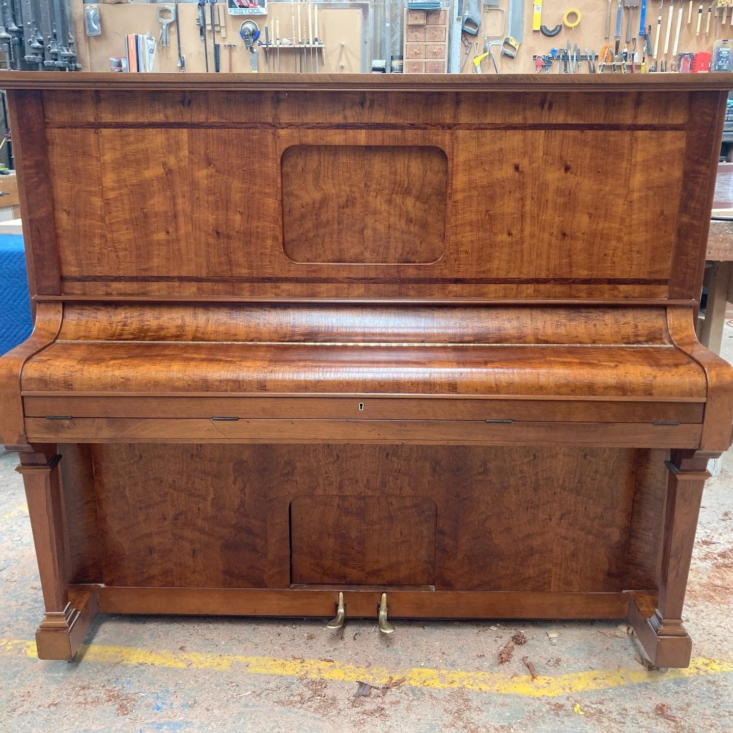 This Australian made Mahogany Beale Pianola has undergone a full restoration after extensive water damage. 
Our client was thrilled with the transformation!

#piano #pianorestoration #beale #furniturerestoration #antiques #antiquerestoration #familyh