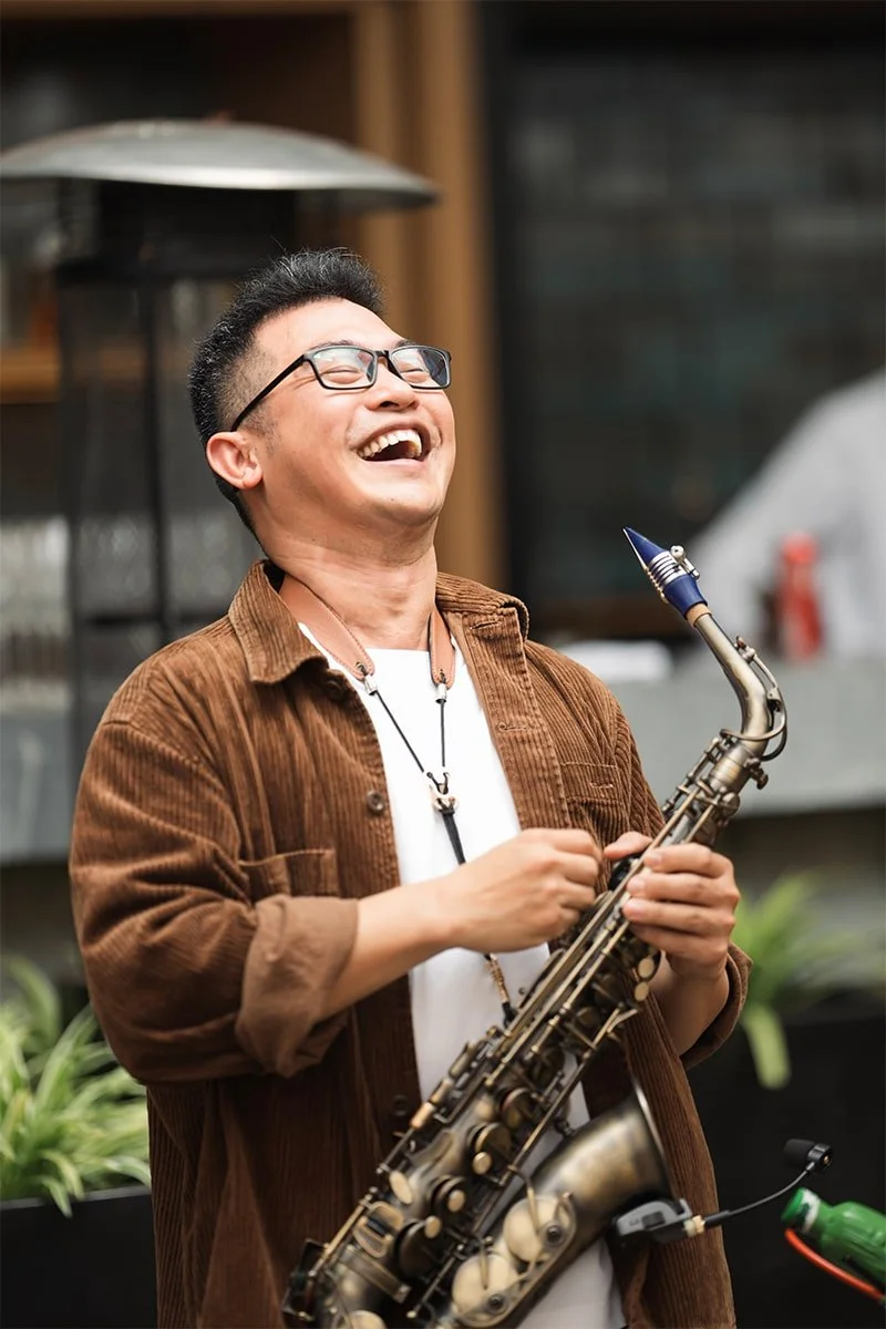 The artists enjoyed the brunch as much as the guests