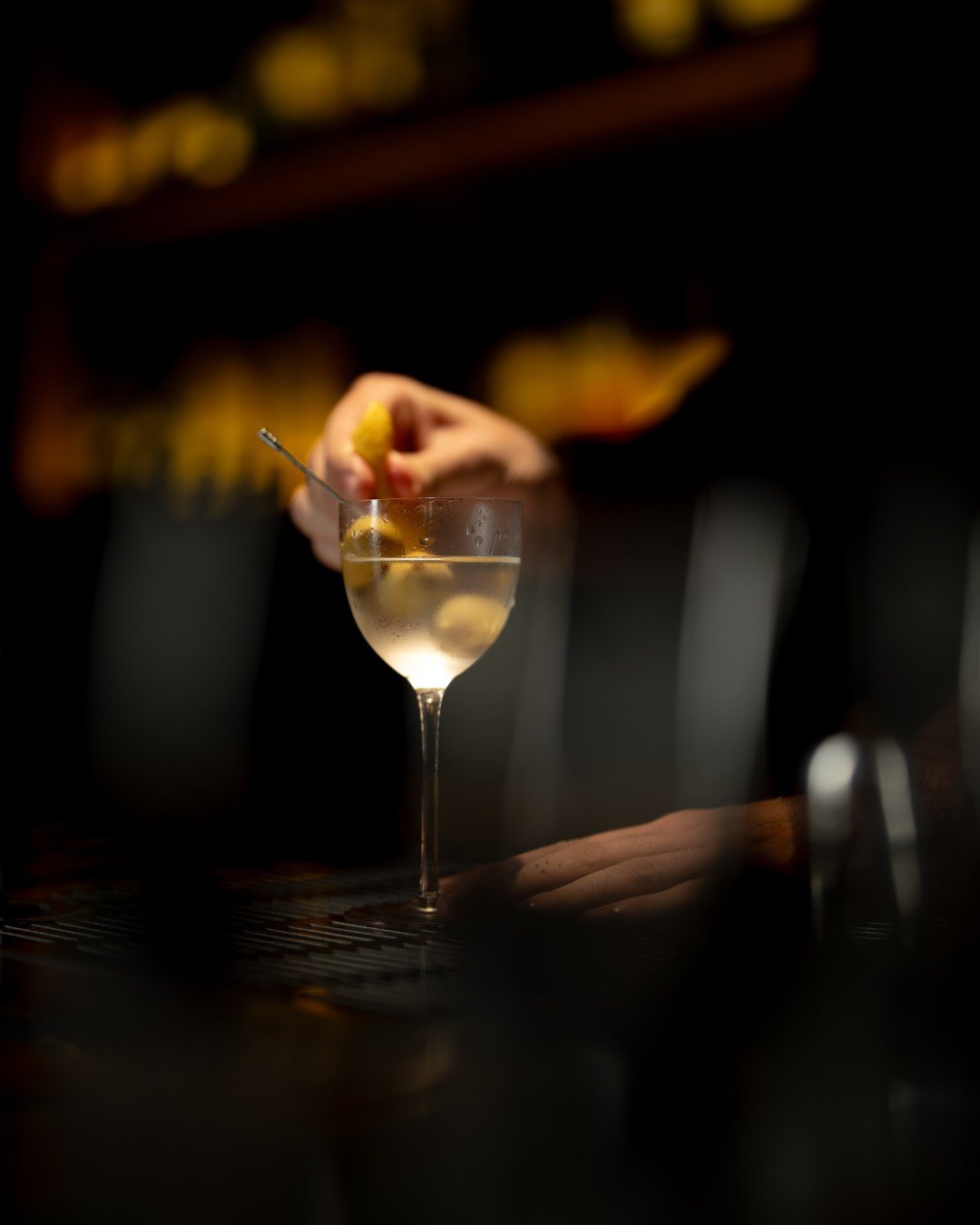 If your martini doesn&rsquo;t look like this, you&rsquo;re doing it wrong.

Ice cold, crisp, and exactly what you need after a long day. The sound system is already warmed up, the AC is blasting, and the team is behind the stick all night.

Drop a co