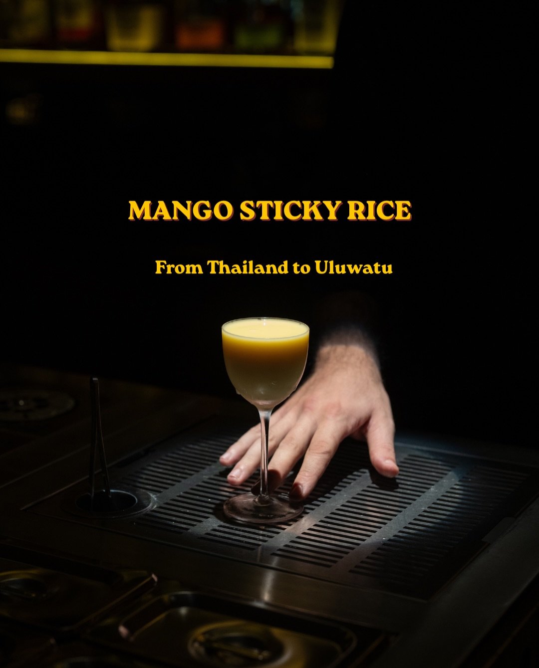 Some cocktails pay homage to a dish. We wanted this one to taste like taking a bite of it.

Recreating iconic Southeast Asian flavors behind the bar requires balance&mdash;ripe mango, smooth coconut cream, vanilla, and just enough citrus lift to keep