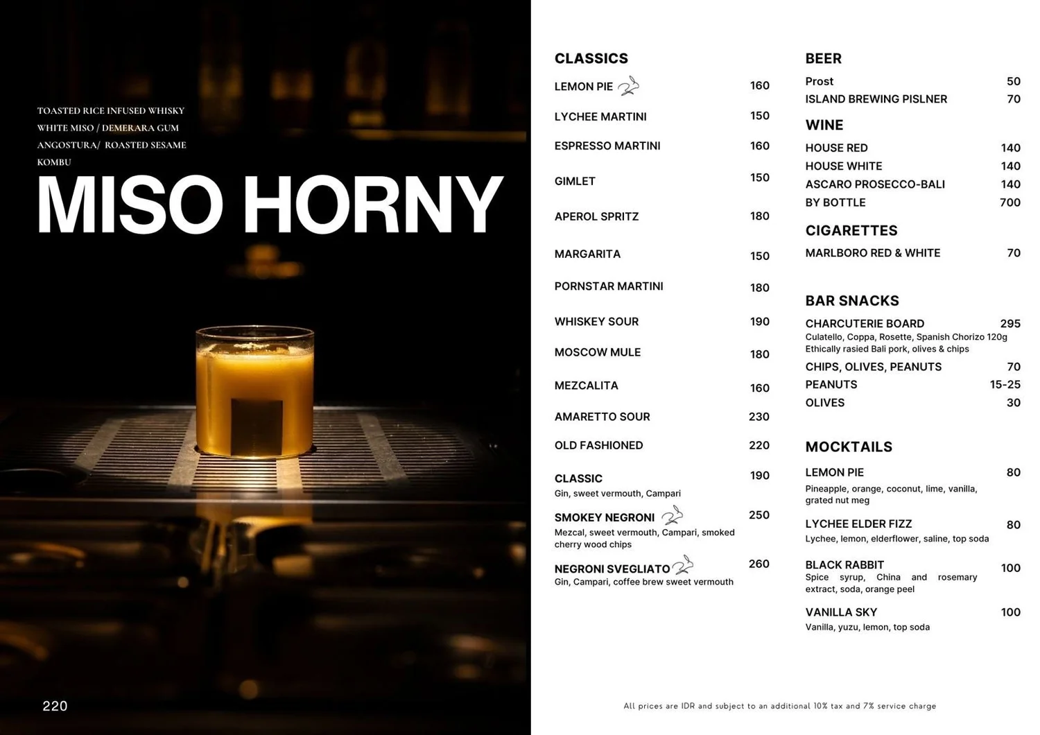 Menu page 10