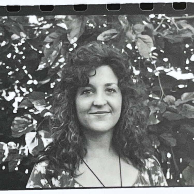 a black and white photo of my late mum Coleen