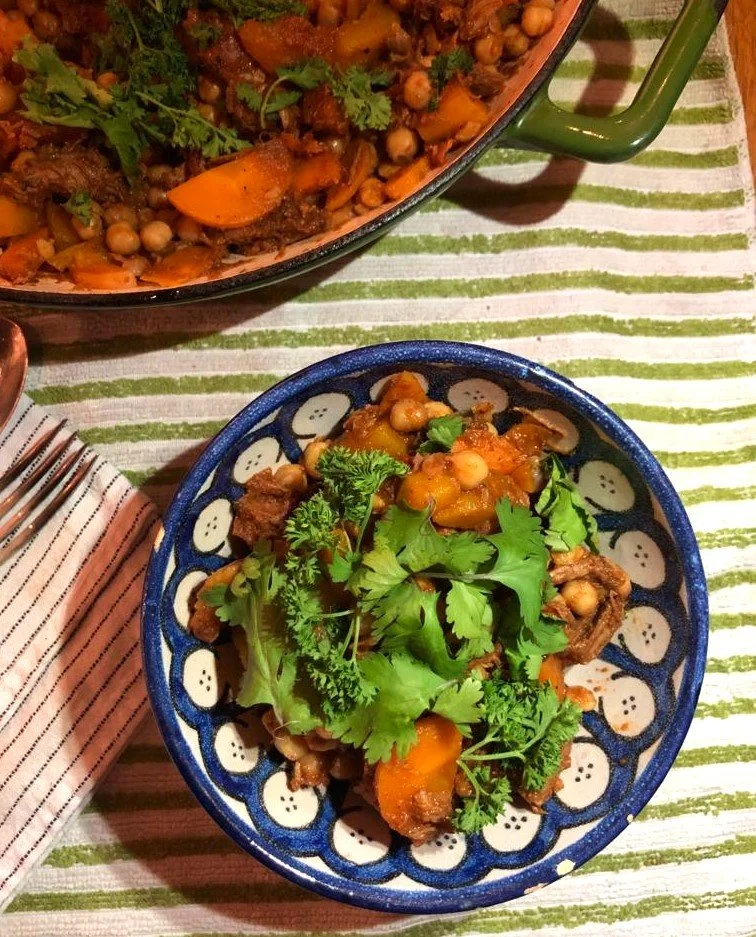Leftover Roast Lamb, Chickpea and BNS Tagine — The Full Life Dietitian