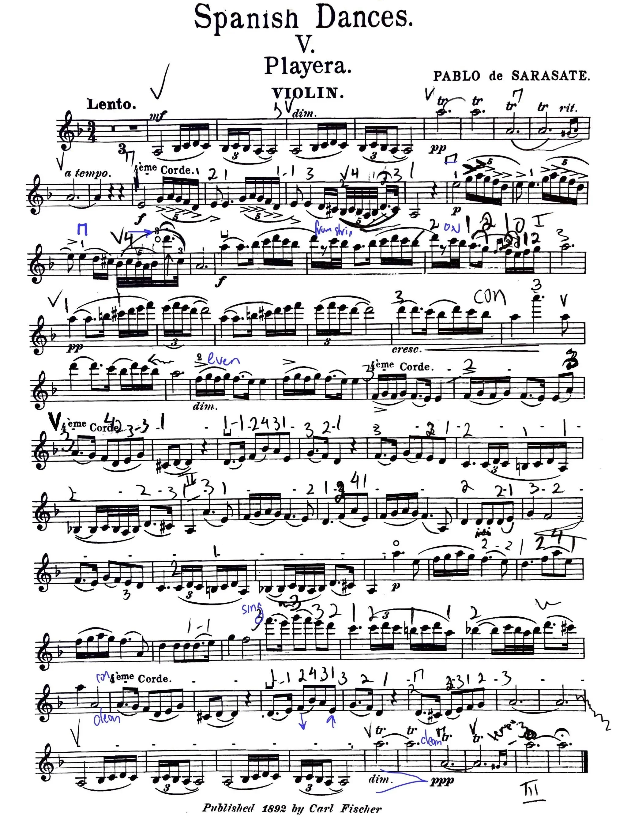 Playera - P. de Sarasate