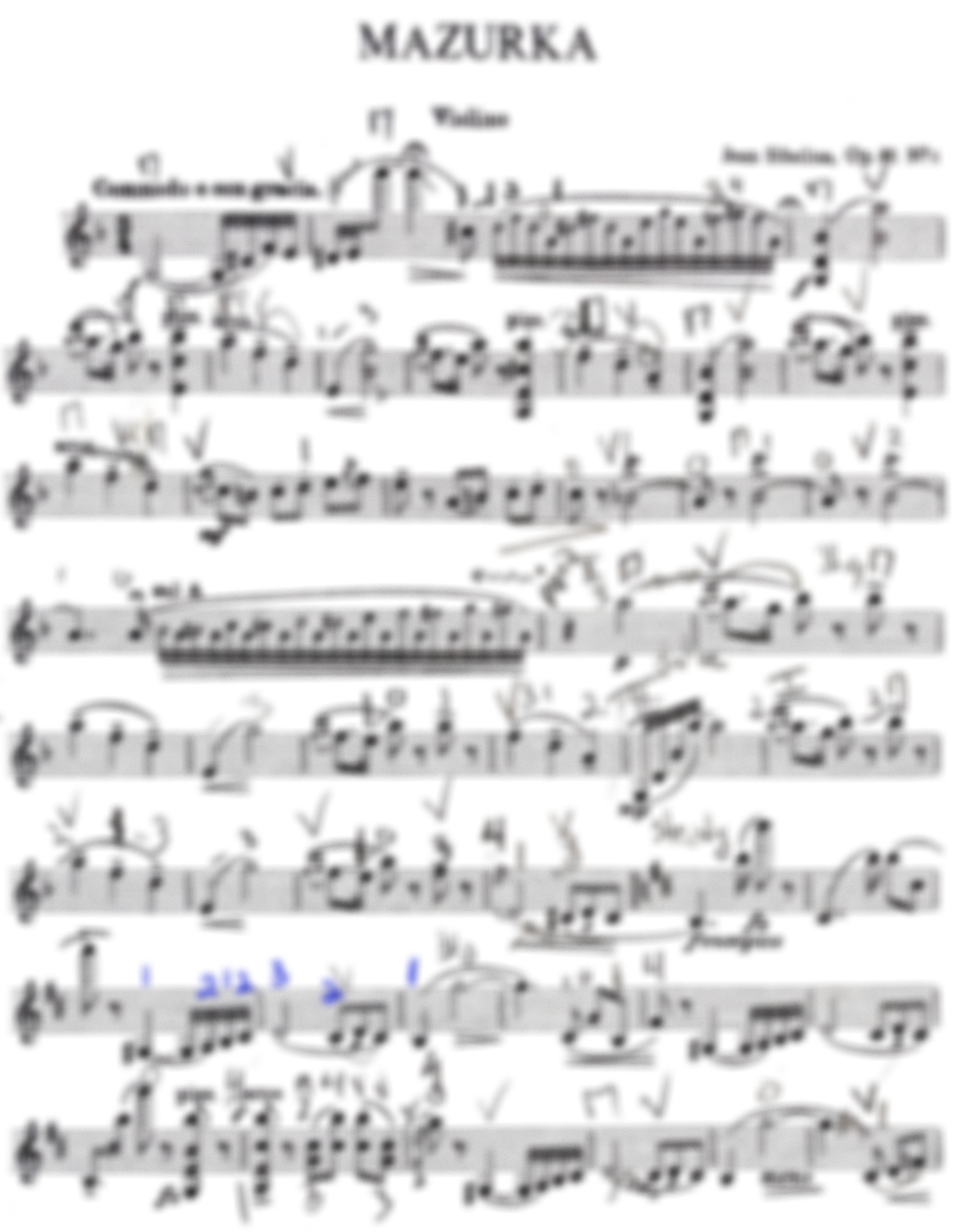 Sibelius, J. - Mazurka Op. 81, No. 1