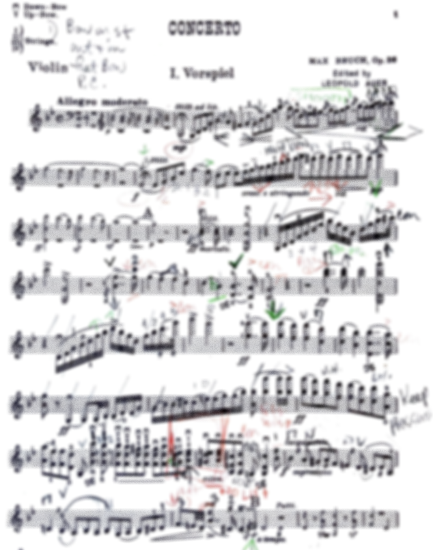 Bruch, M. - Violin Concerto No. 1 in G minor, Op. 26, Mvt. I