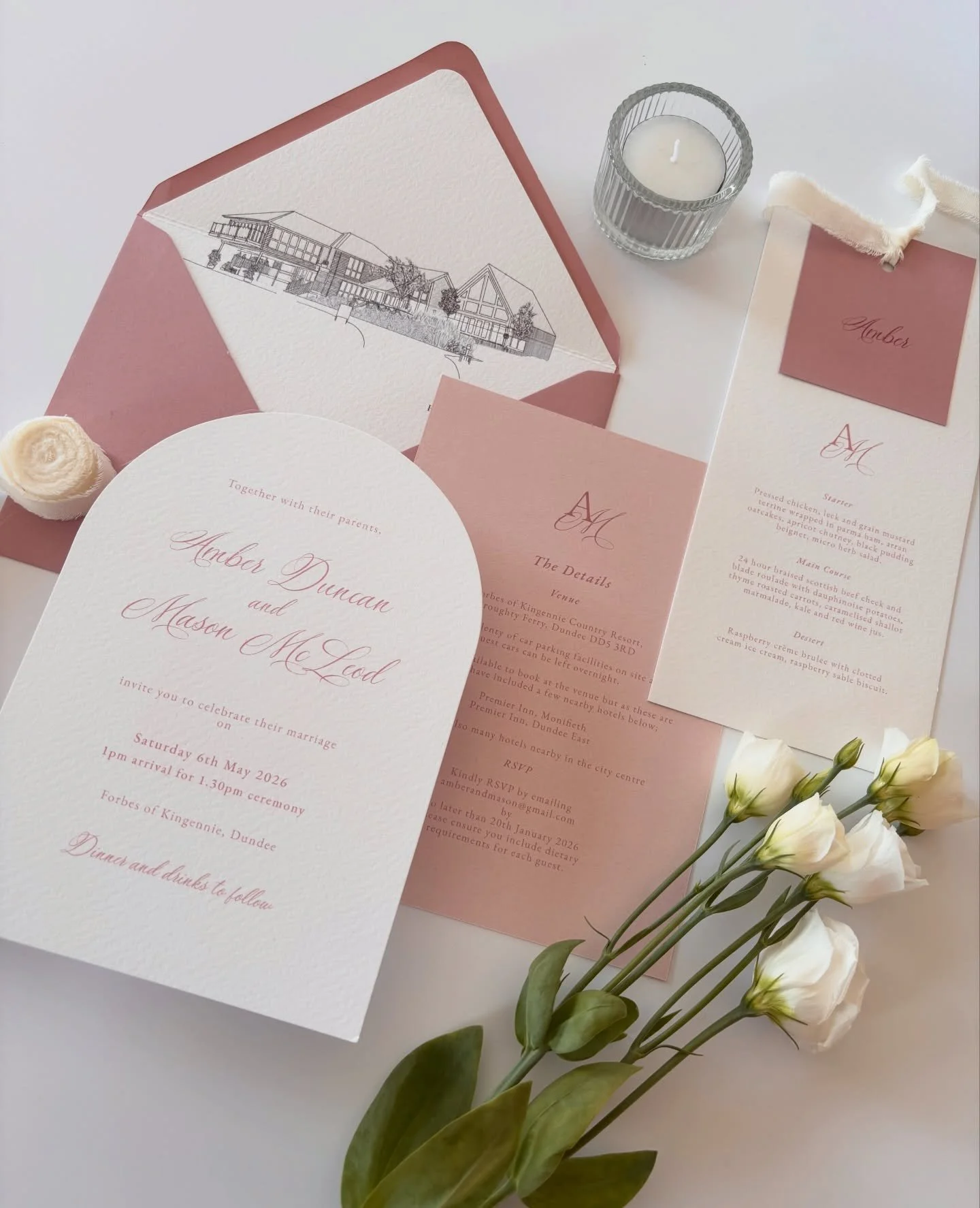 I almost didn't post this suite, I created it the night before a wedding fayre thinking I didn't have any pink suites....and it's my most requested recent design!

With limited 2026 availability left, I&rsquo;d hate for you to miss out ✨
Send me your