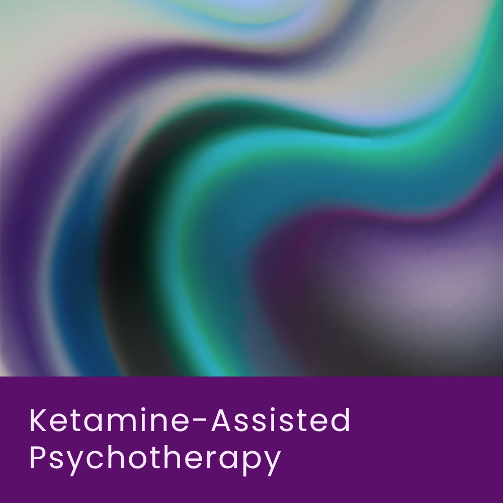 Ketamine therapy for mood, trauma, and self-exploration — medically supervised by a nurse practitioner and supported by a licensed clinical social worker through every step of the experience.