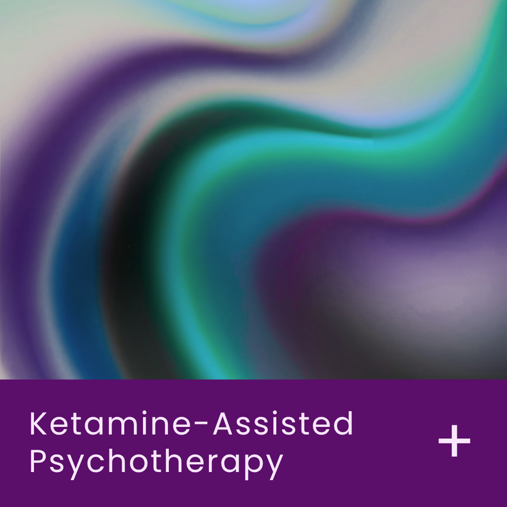 Ketamine therapy for mood, trauma, and self-exploration — medically supervised by a nurse practitioner and supported by a licensed clinical social worker through every step of the experience.