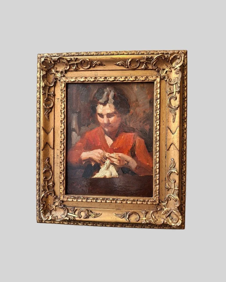Angelo Landi, Ricamatrice