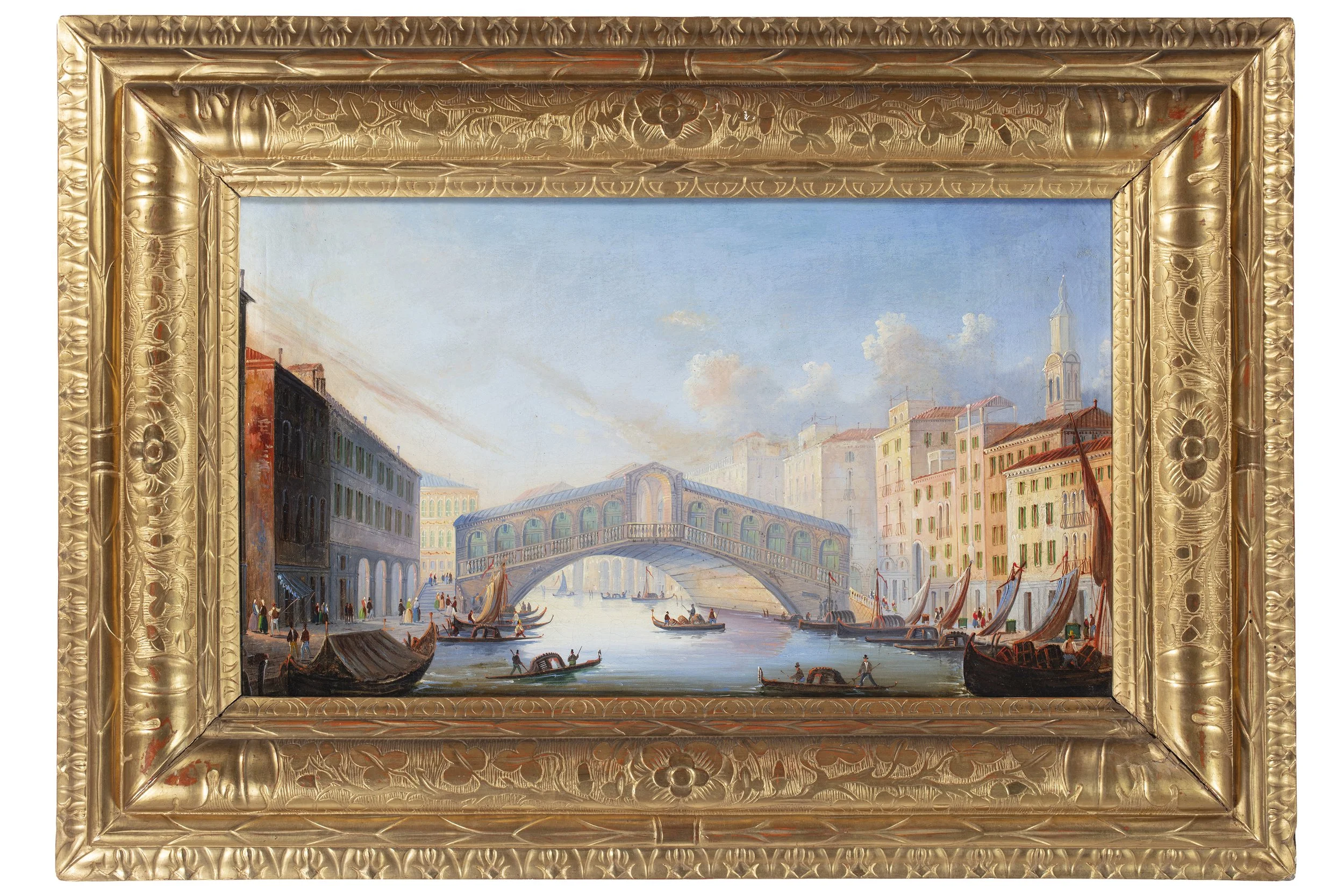 Coppia di vedute di Venezia