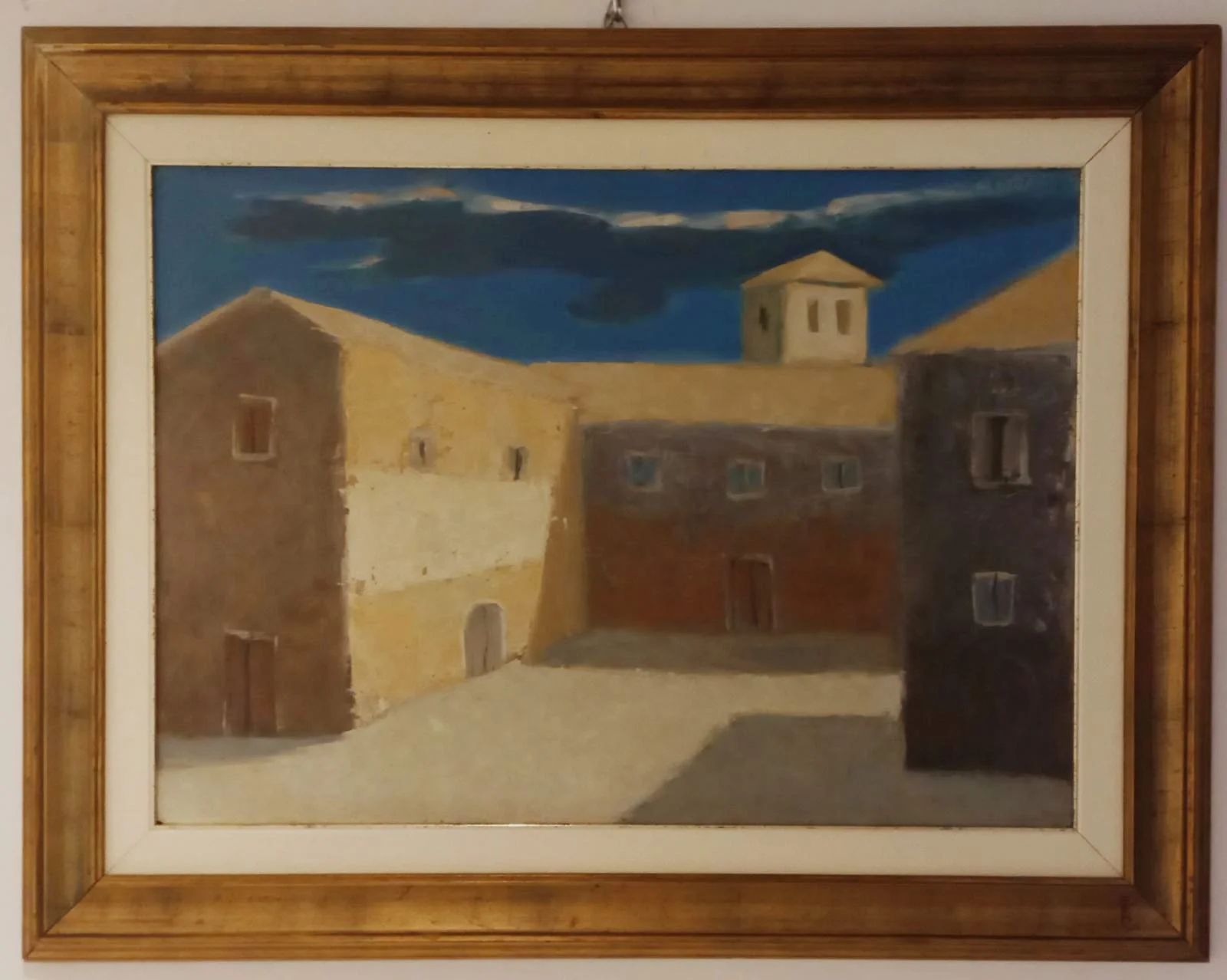Giacomo Bergomi, Cortile con case