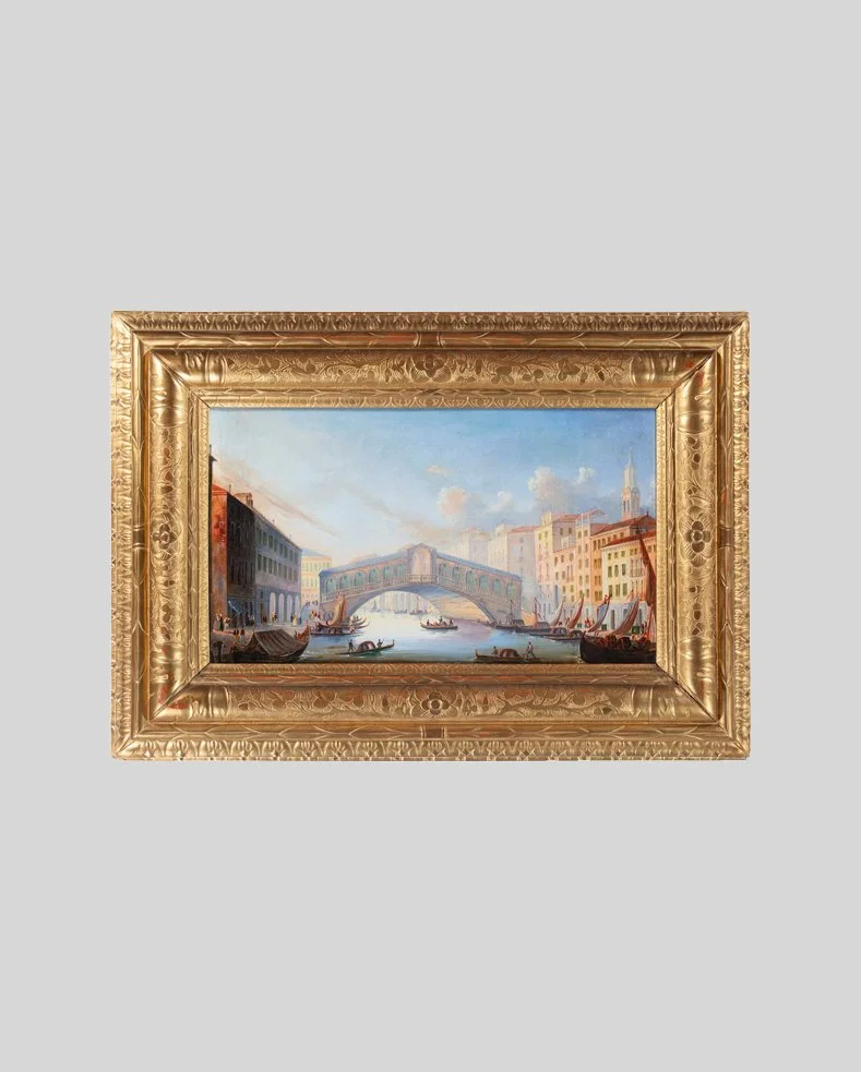 Coppia di vedute di Venezia