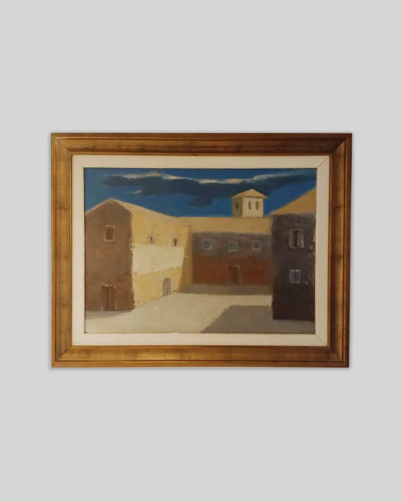 Giacomo Bergomi, Cortile con case