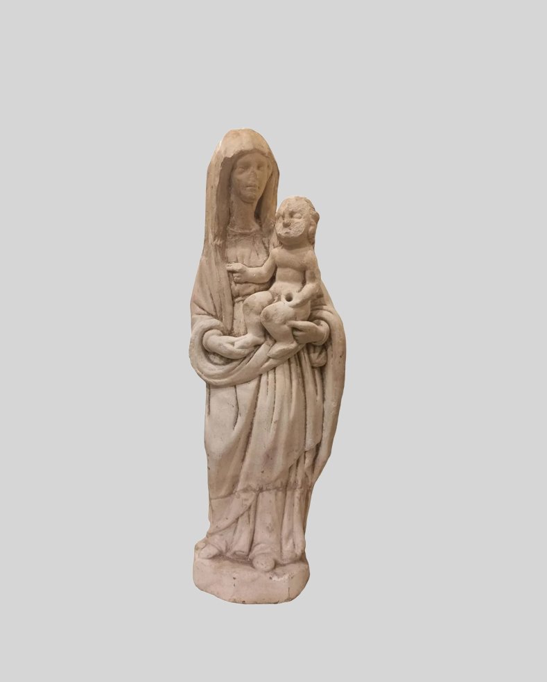 Madonna con Bambino in marmo
