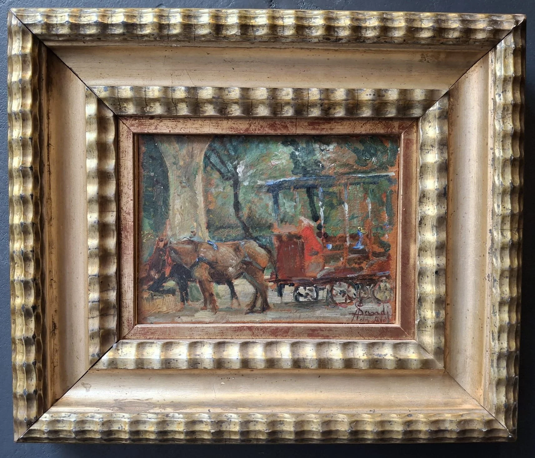 Angelo Landi, Carrozza a Parigi