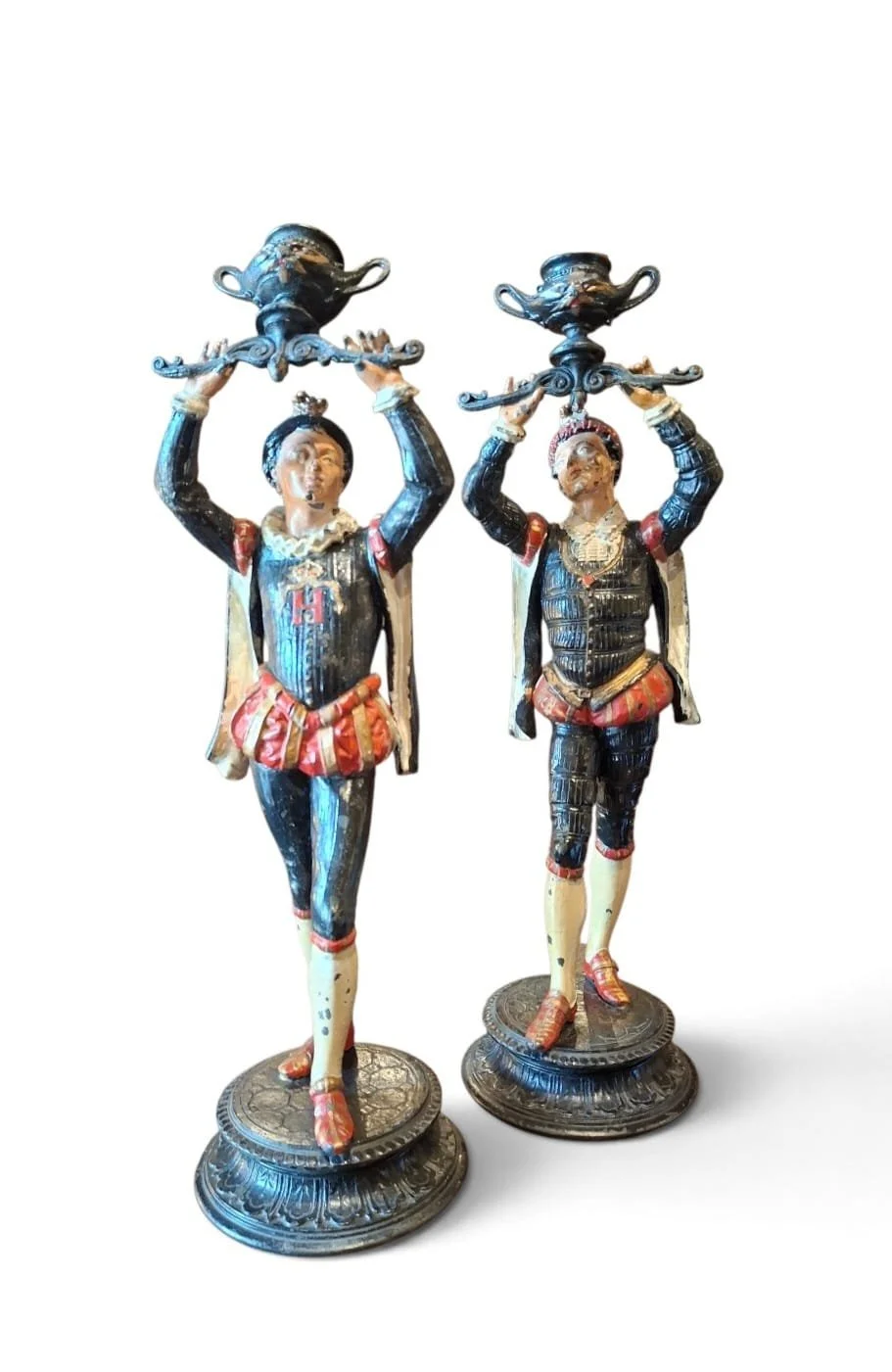 Coppia candelabri austriaci