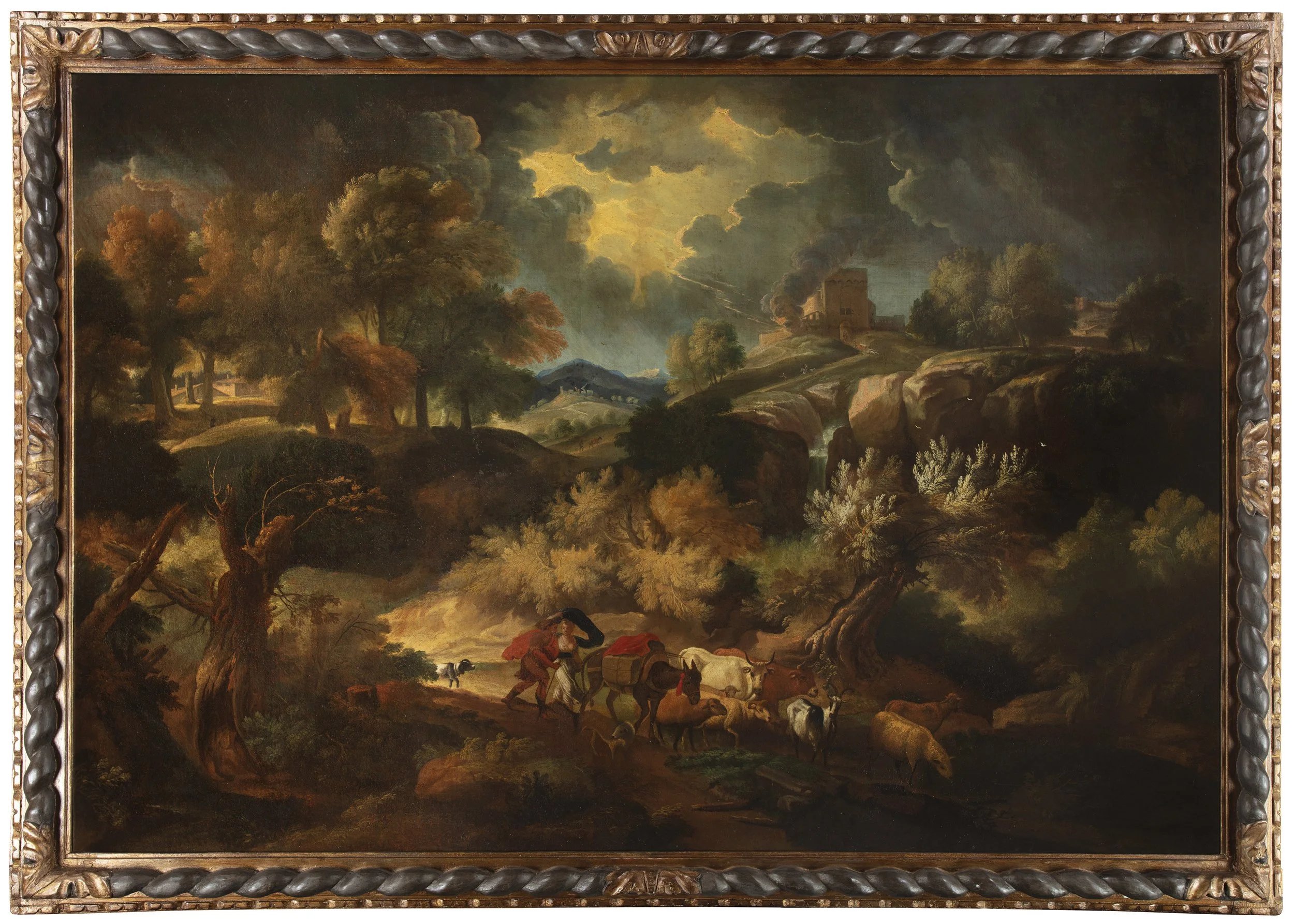 Coppia di dipinti di Pieter Mulier