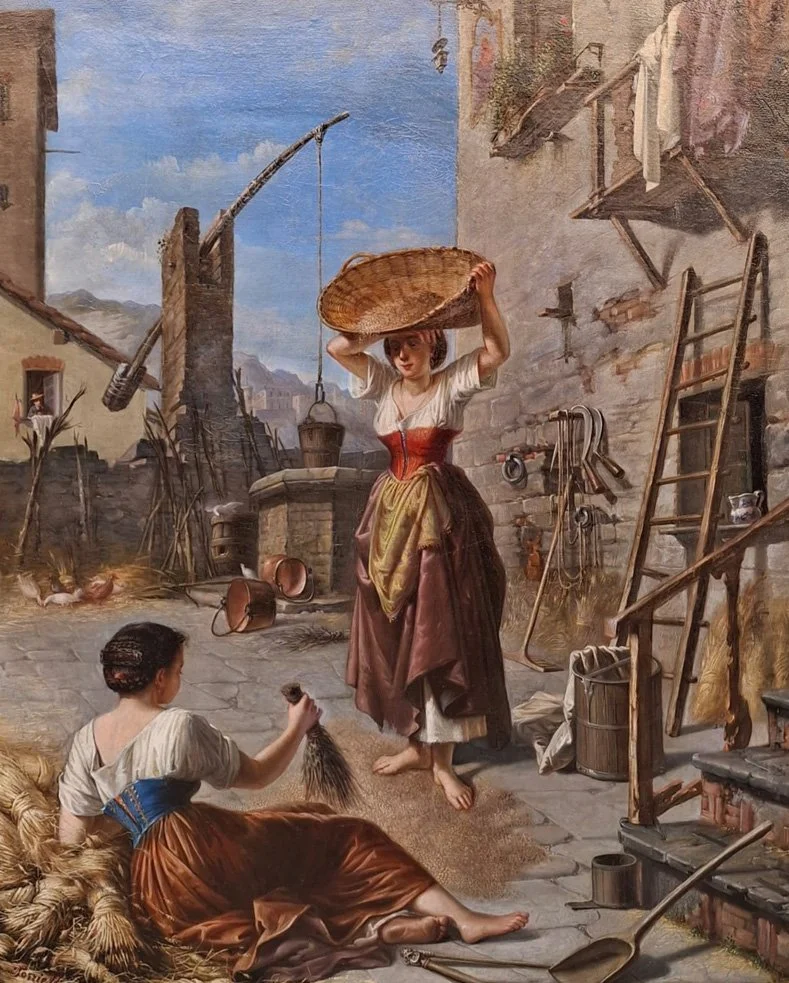 Biagio Torrielli, Contadine al lavoro