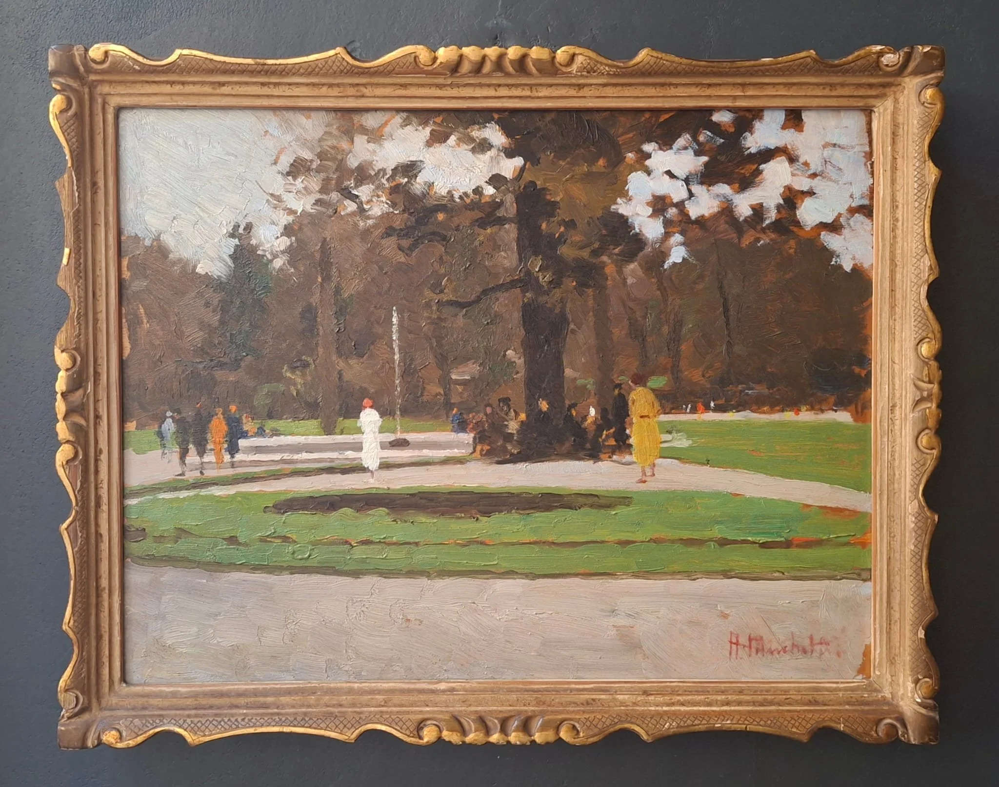 Angelo Mucchetti, Figure al parco
