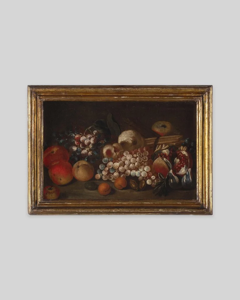 Coppia di nature morte di frutta