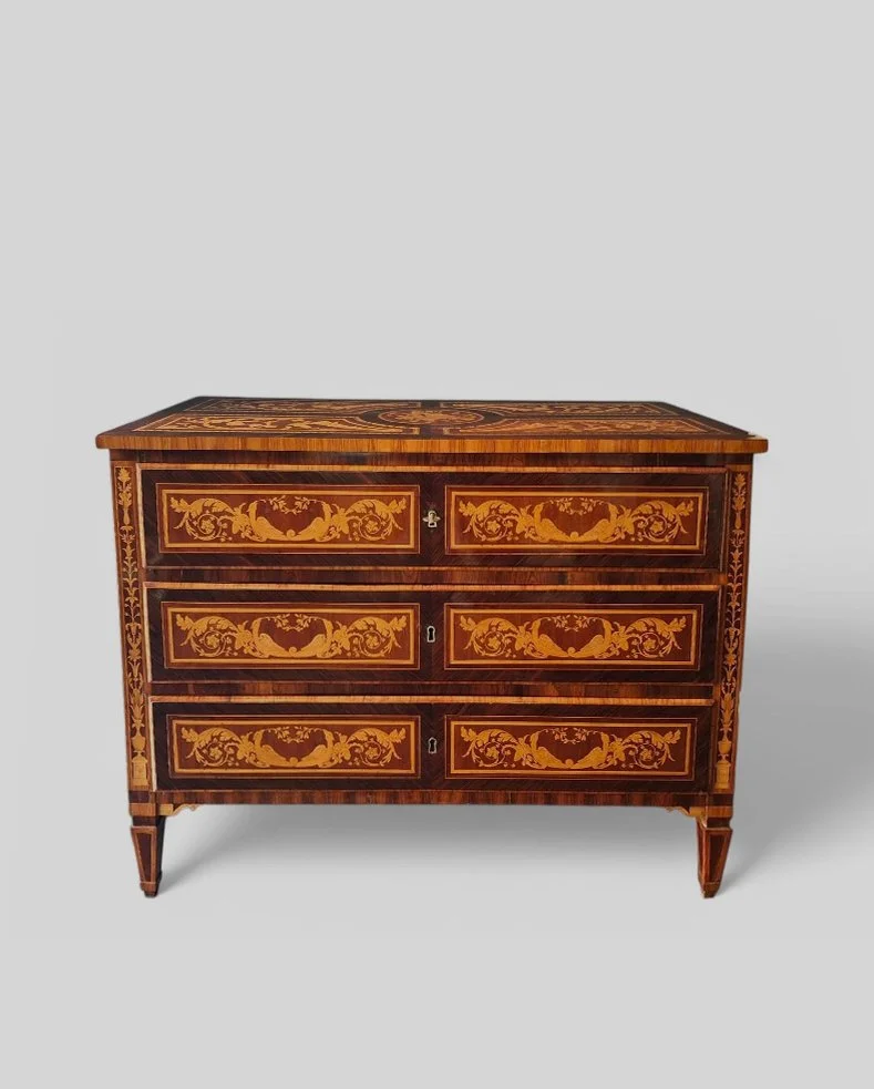 Gaspare Bassani, cassettone Luigi XVI