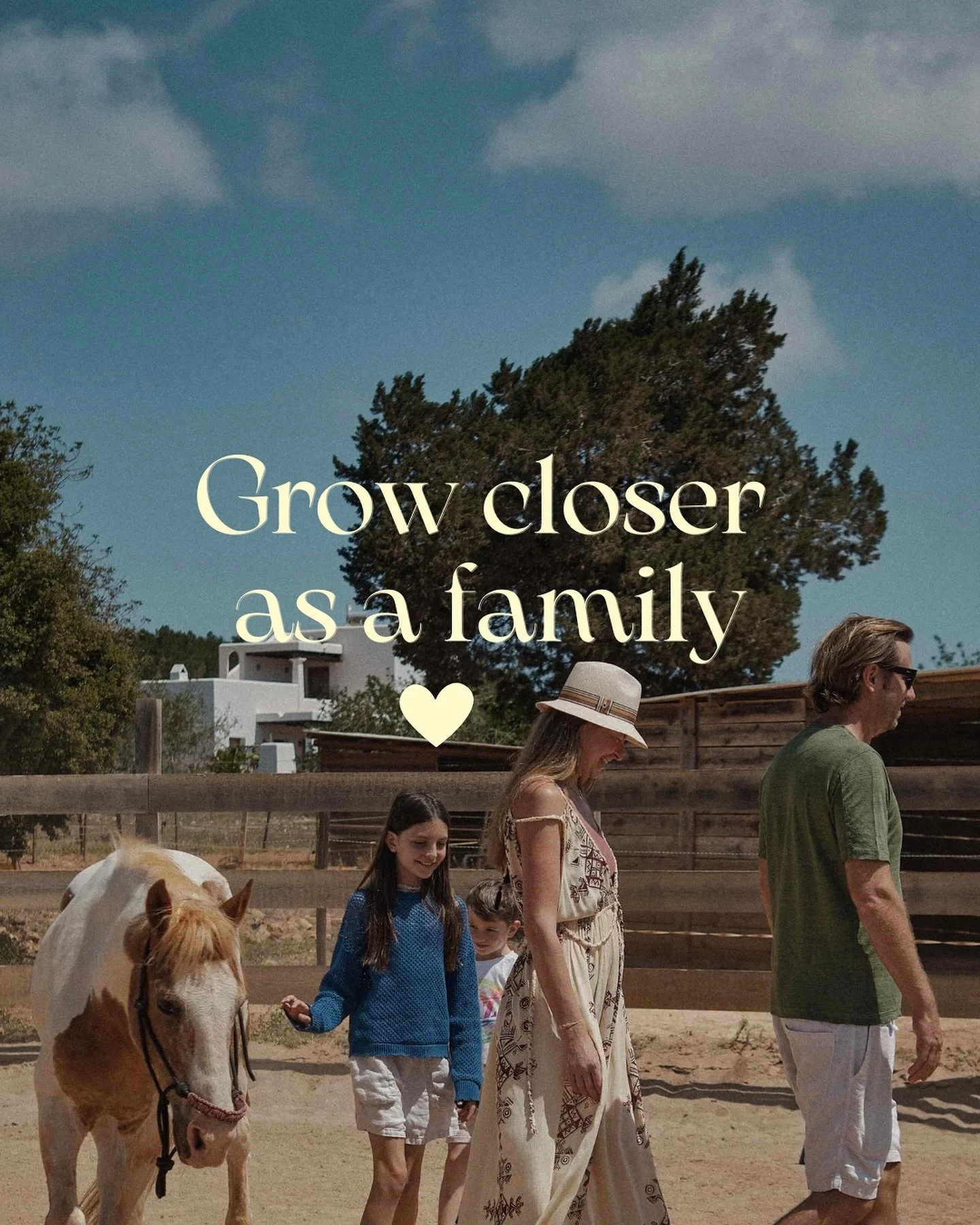✨ NEW ✨ Experience a unique family bonding session in Ibiza with your kids through horse coaching! 👨&zwj;👩&zwj;👧&zwj;👦

Strengthen your bond as a family in a fun and nurturing environment.🌱💫

A kids-friendly coaching session with a gentle horse