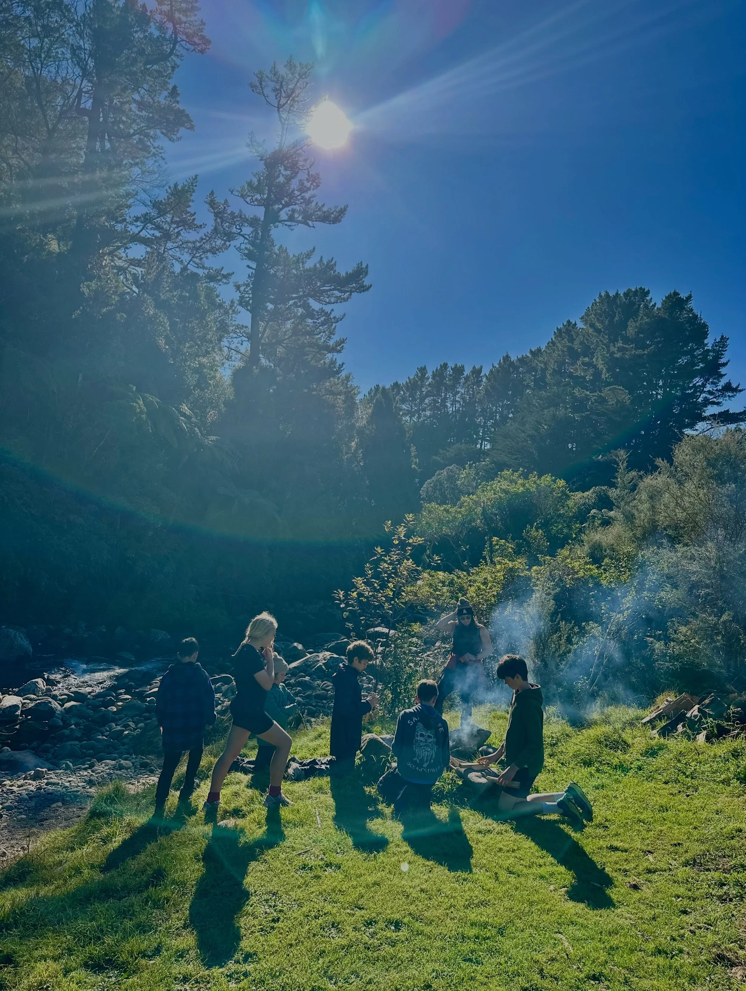 There&rsquo;s something magical about learning that starts with a problem to solve and ends with kai by the fire. ✨
This week, our middle schoolers took their classroom outside for a hands-on winter learning experience, and the curriculum was anythin