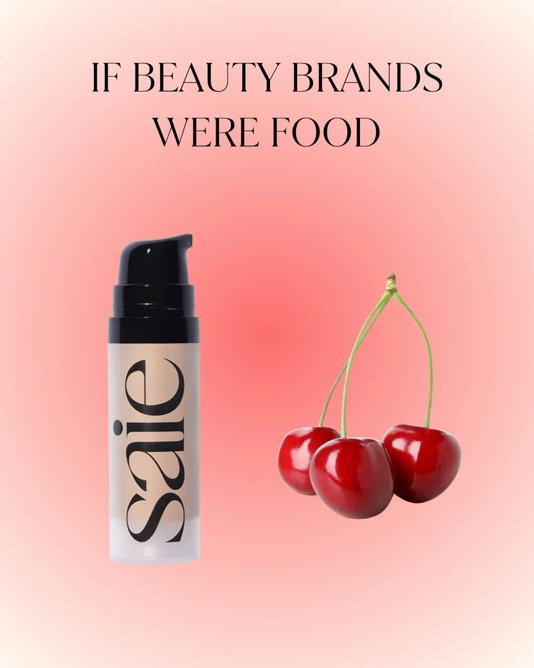 What if brands were food? Tell us what food you think your favorite brand would be in the comments! 🍒🍭🦪

&bull;
&bull;
&bull;
&bull;
&bull;
&bull;
&bull;
&bull;
&bull;
&bull;
&bull;
&bull;
#beauty #startup #smallbusiness