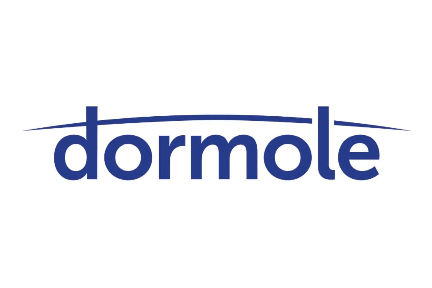 Dormole logo with blue text on a white background.
