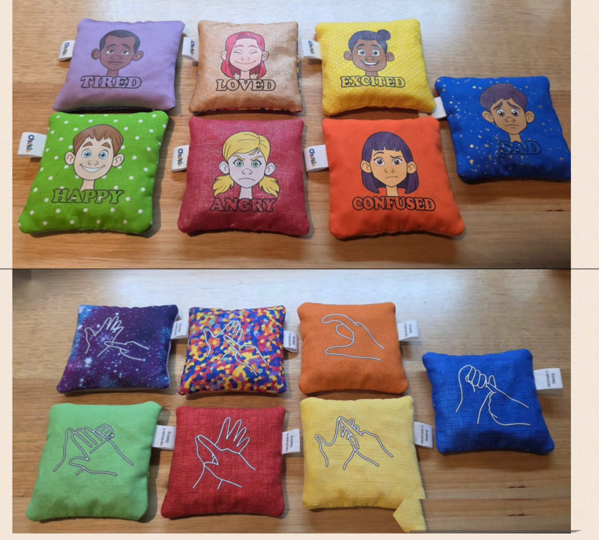 Auslan Emotions Chukis (Set of 7)