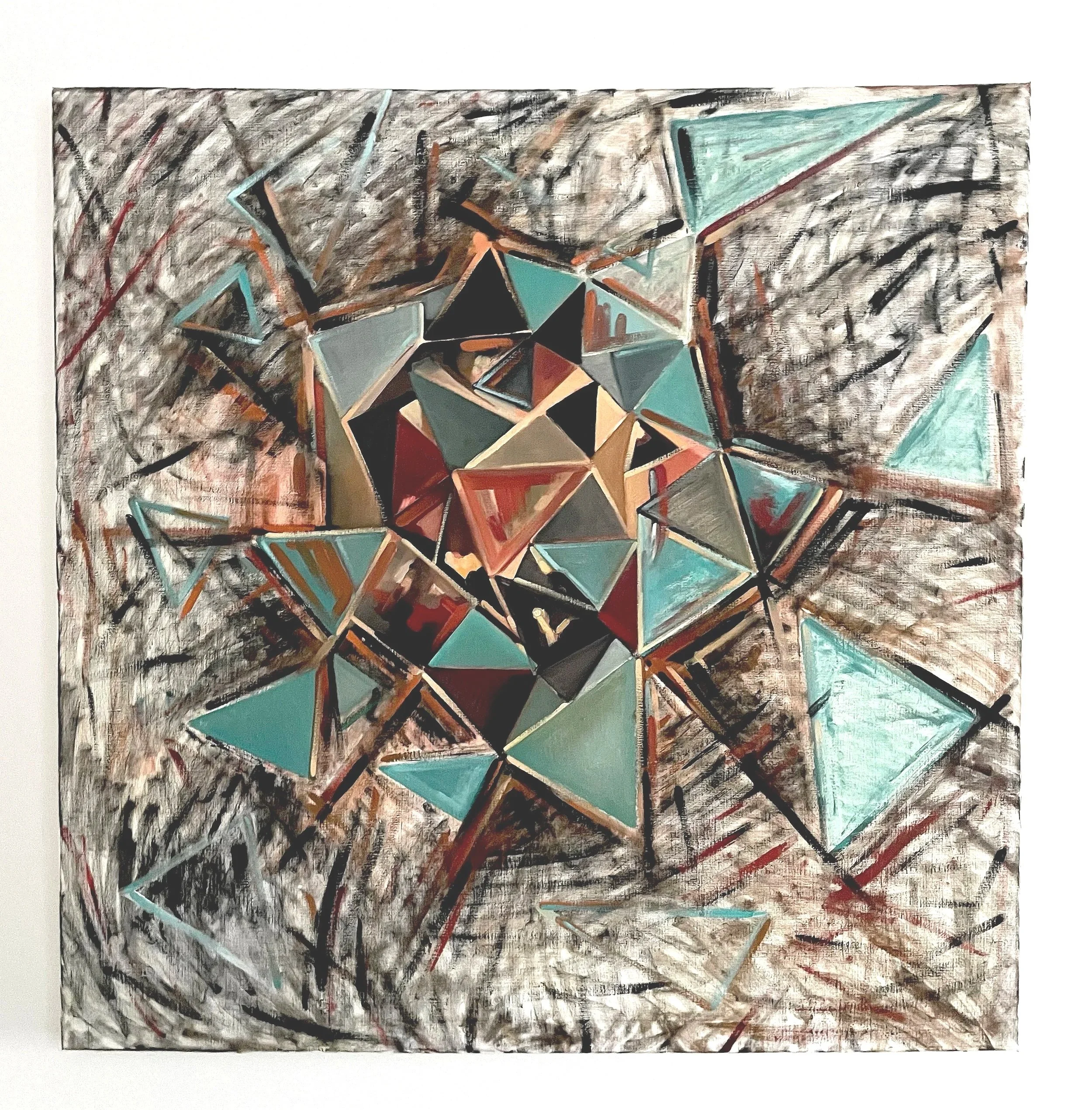 State 04 “Unmoored”

Material: Oil on Linen
Year: 2026       
Dimensions: 102 x 102 x 3 cm 
