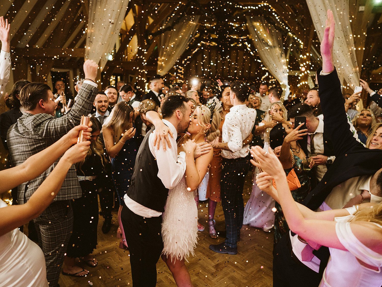 The-Old-Kent-Barn-Wedding-Venue-NYE-dancefloor