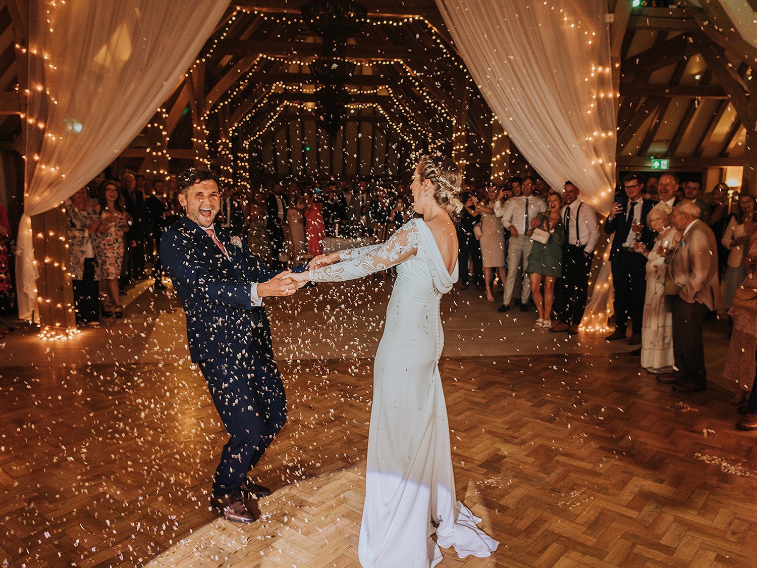 The-Old-Kent-Barn-Wedding-Venue-first-dance