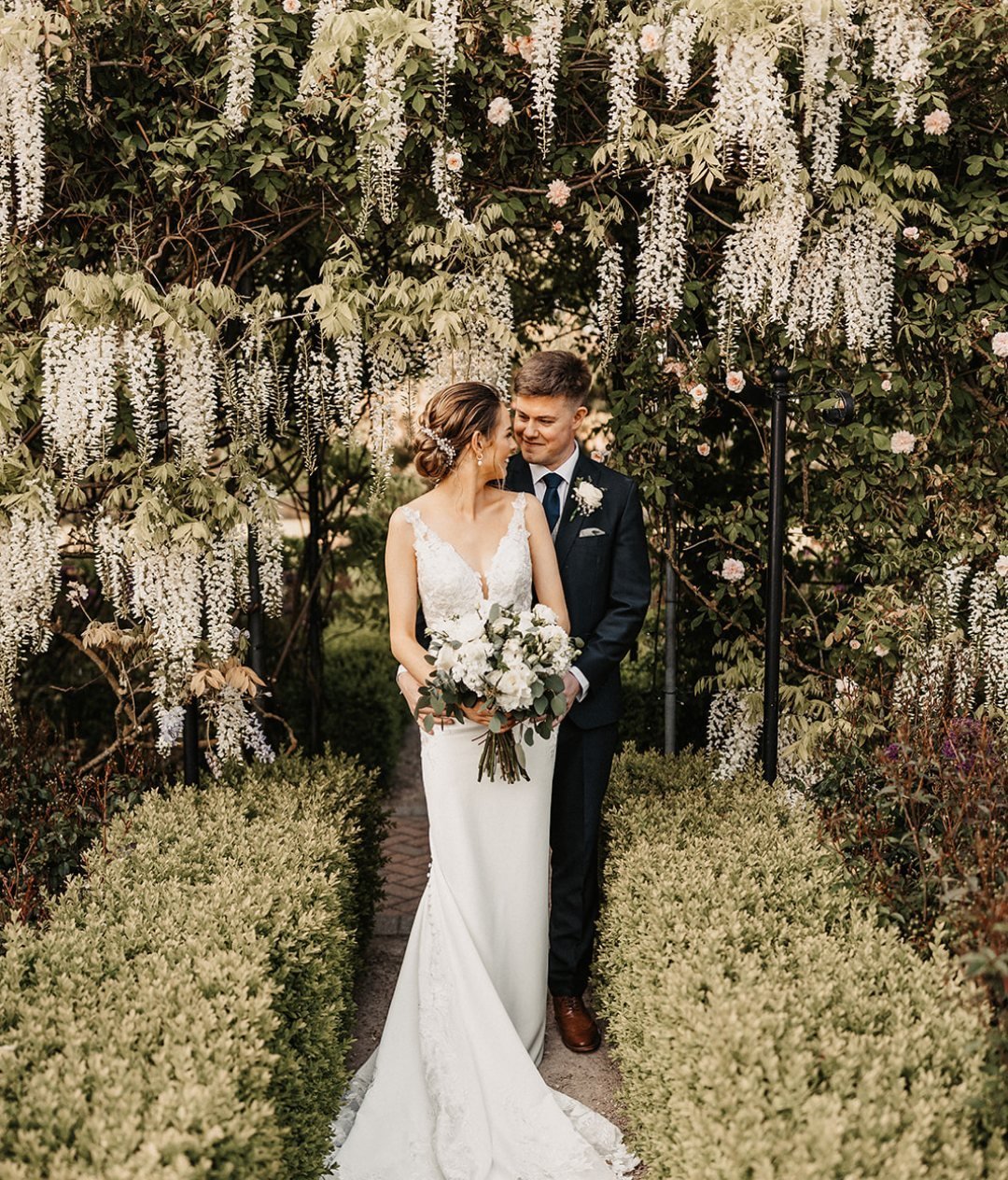 Wonderful Wisteria⁣
 ⁣
May signals the growth of the wonderful Wisteria aisle and pergola. 2 beautiful backdrops for your couple captures.⁣
 ⁣
The foliage is growing and the flowers are due to bloom in the coming weeks, we can&rsquo;t wait to see you