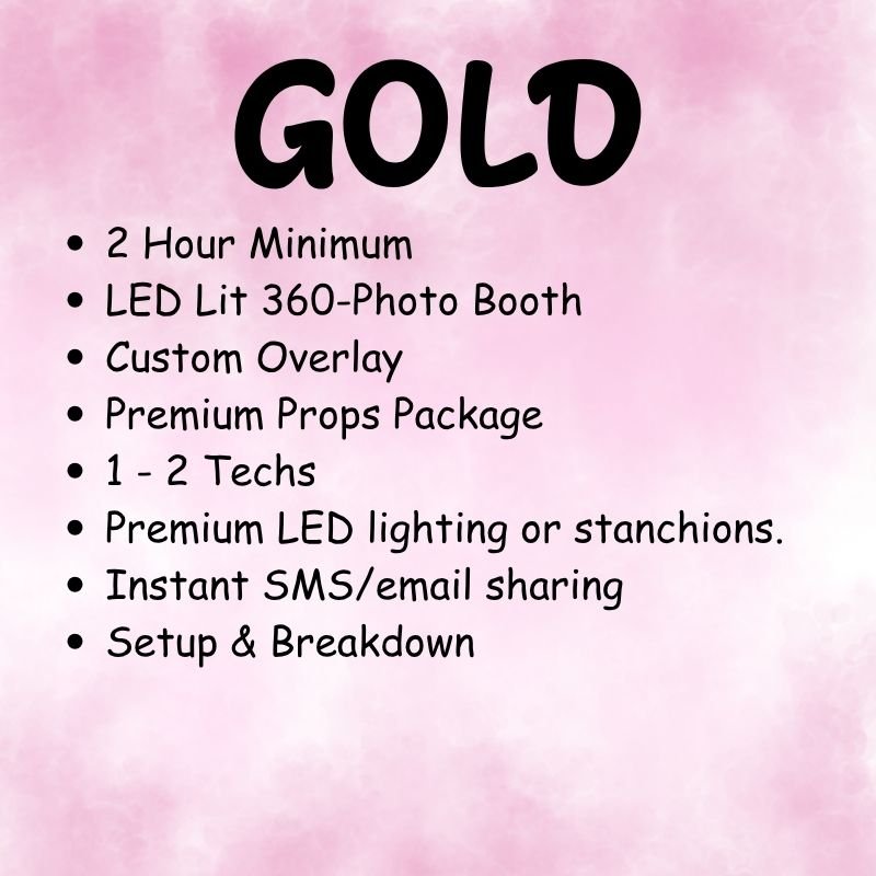 360-Video Booth - The Gold Package (Most Popular)