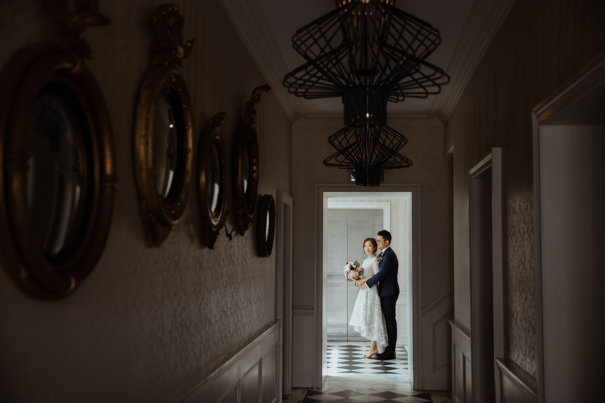 Kevin & Janice - Wedding Hallway