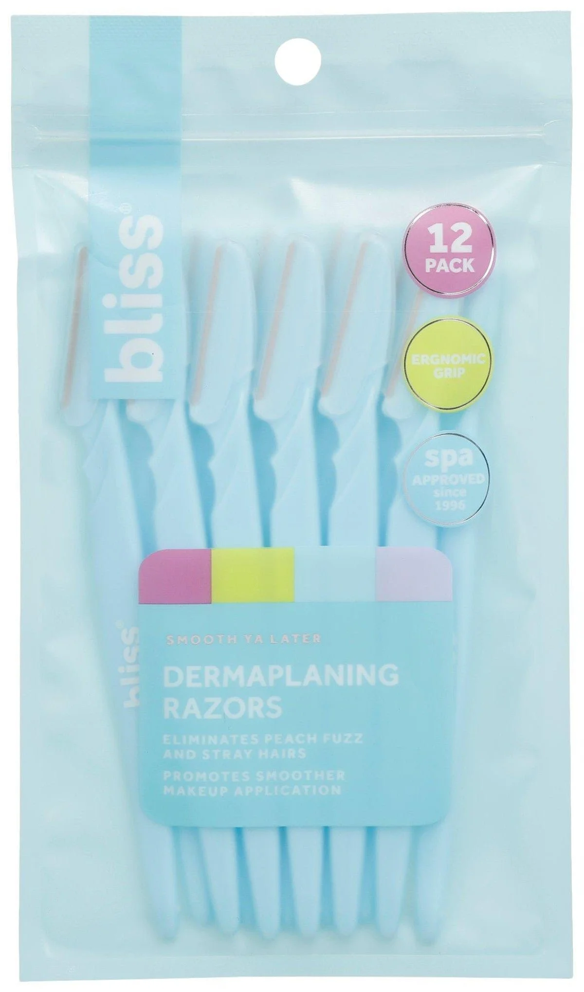 Bliss smooth ya later Dermaplane razors 12pack