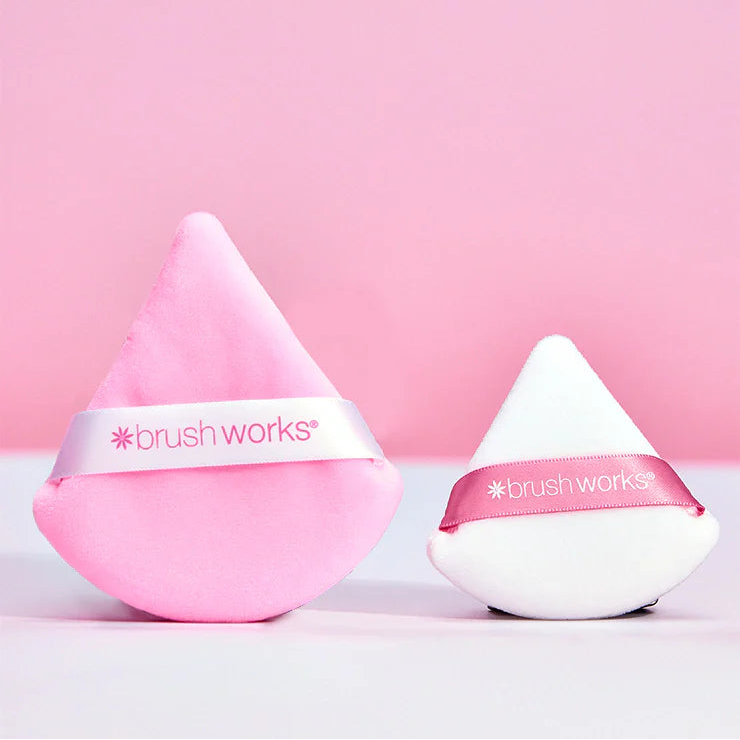 Brush Works Triangle Puff Duo