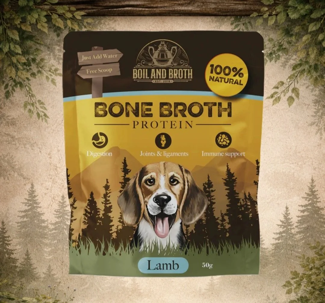 Boil and Broth jagnjetina juha v prahu za pse 35g