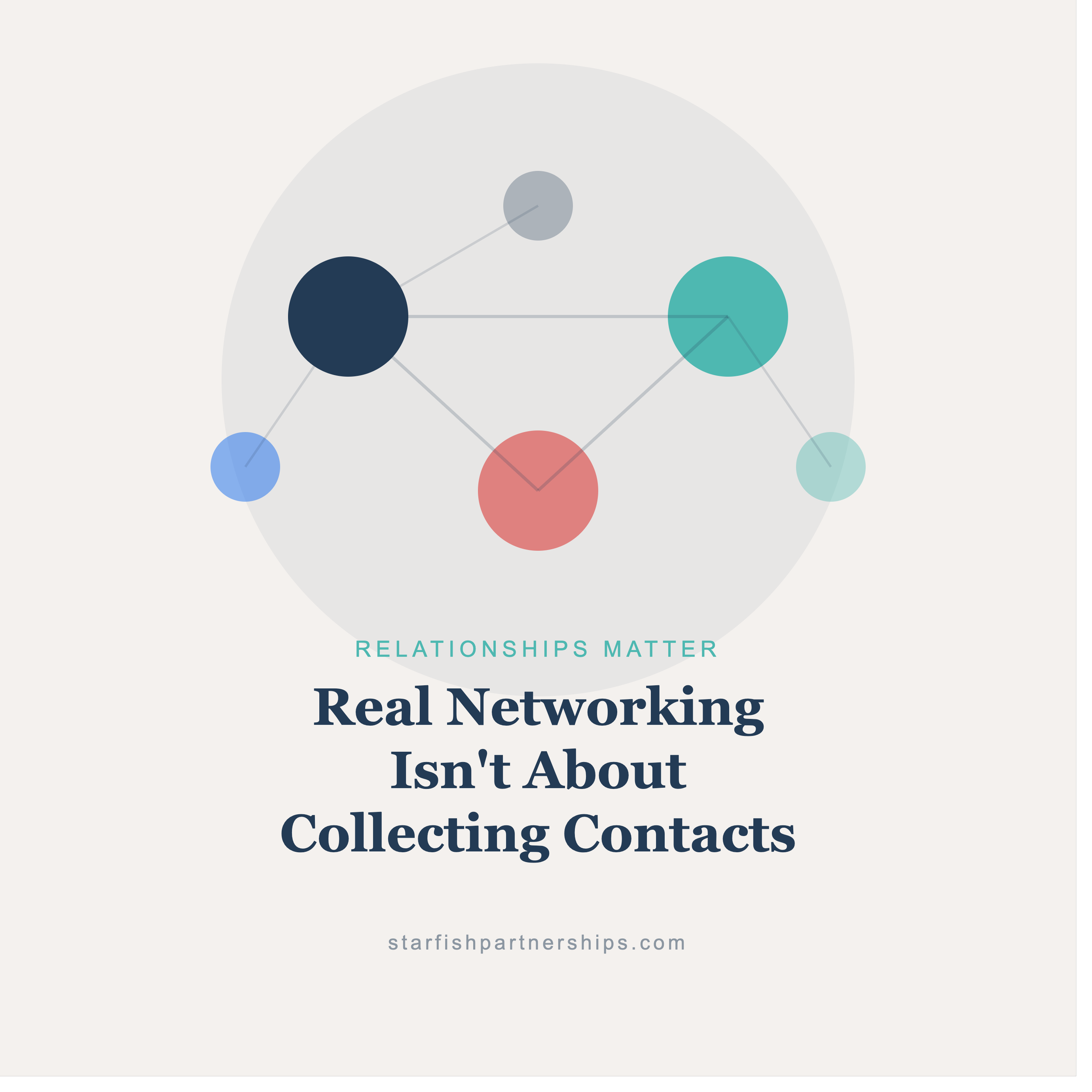 Real Networking Isn’t About Collecting Contacts