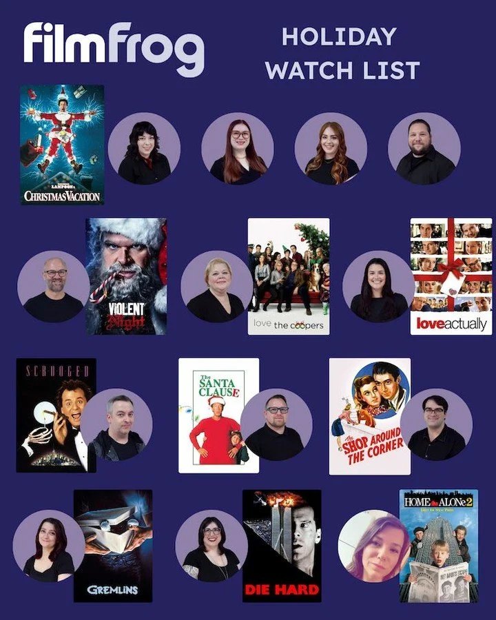 Tis the season...for watching great movies!! Every holiday season, we've all got our own favorites we return to that makes Christmas feel like Christmas, and we surveyed everyone at FilmFrog to see what their favorites are! What's your Christmas go-t