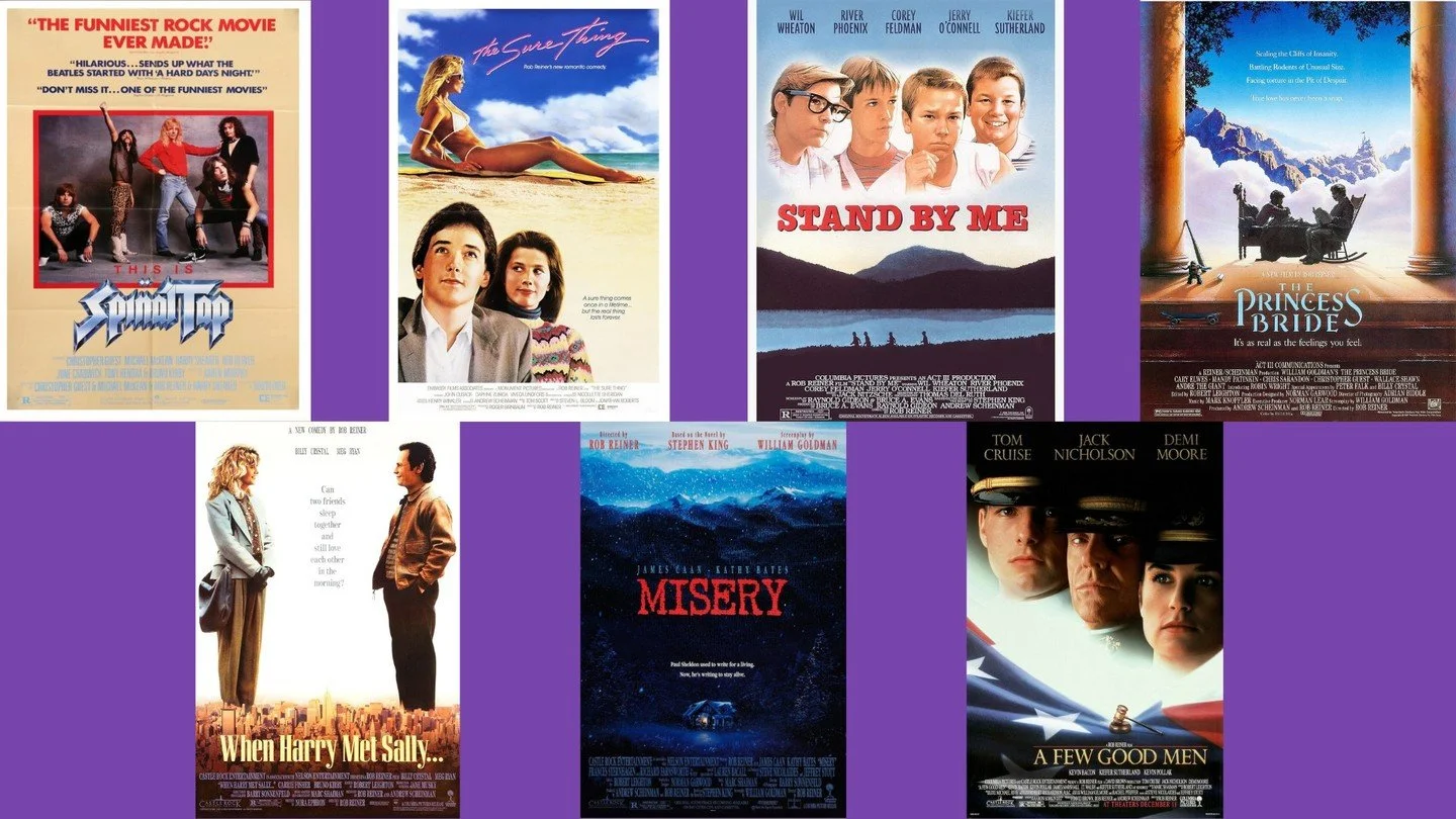 Any director would be lucky to have even just one of these movies in their filmography. Rob Reiner directed all seven of them in the span of only 8 years. RIP to a Hollywood legend, a great filmmaker, a hilarious character actor, and somebody who gav
