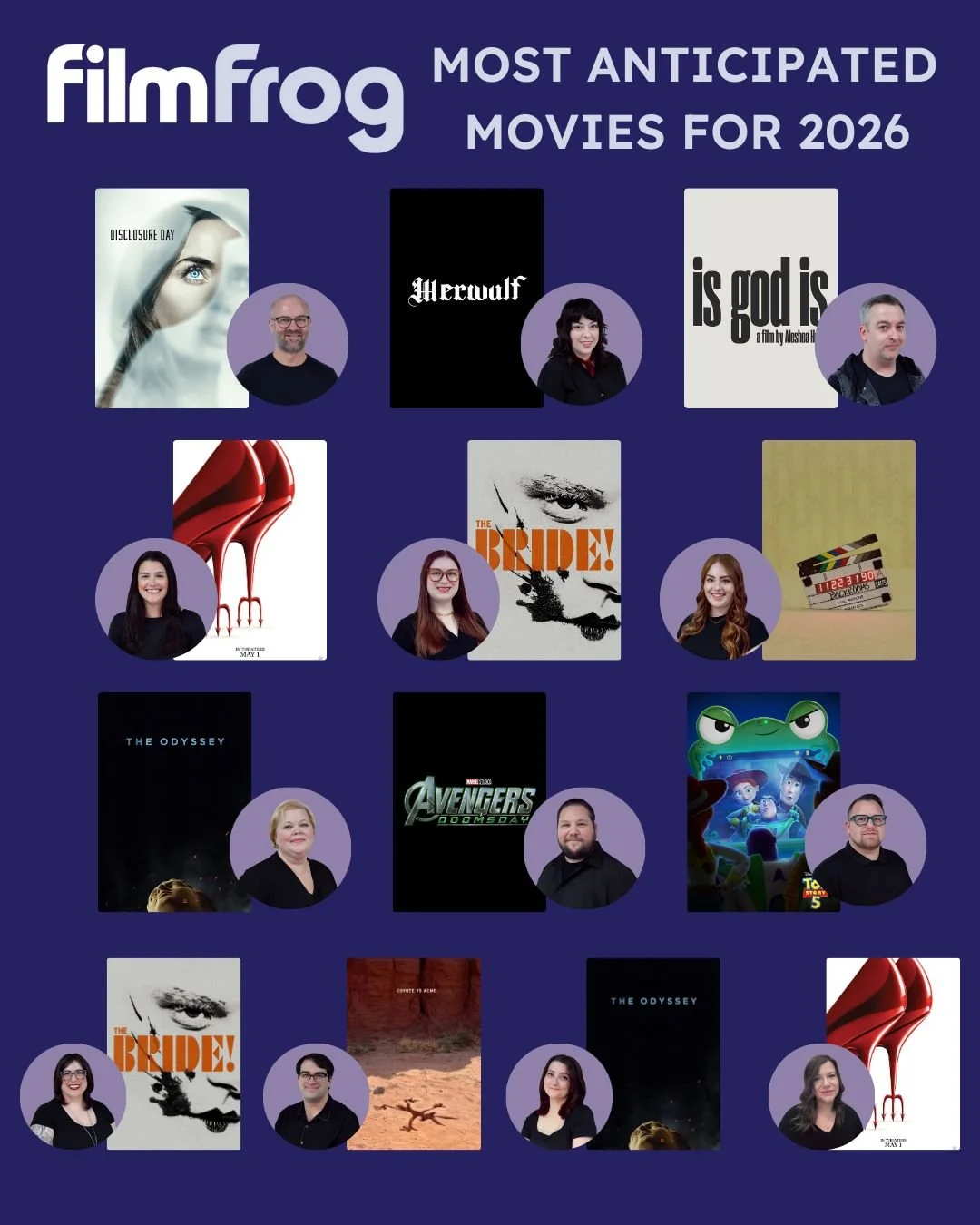 A new year is finally here, and we've already got our eyes on the 2026 release calendar!! 👀 We surveyed the team and asked what movie everybody was most looking forward to, but let us know if there's anything great we need to keep on our radar!

#Mo