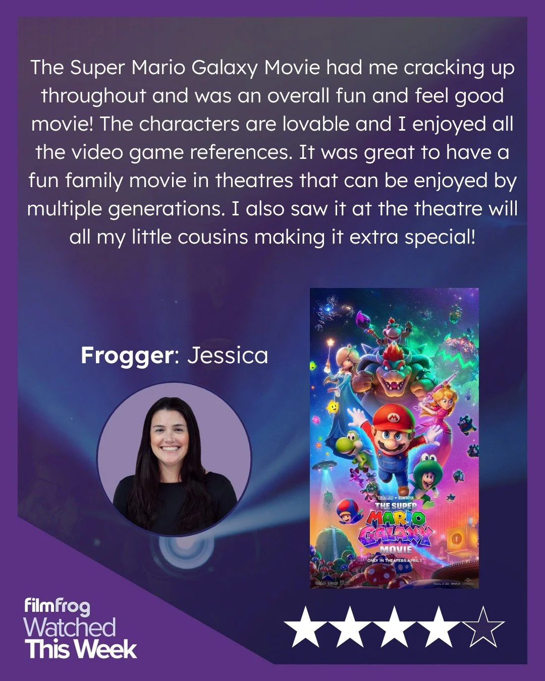 The Super Mario Galaxy Movie is already the biggest movie of 2026, and Frogger Jessica thinks the film's success is well-earned, delivering a fun and feel-good time that can be enjoyed across multiple generations? What are your thoughts on Illuminati