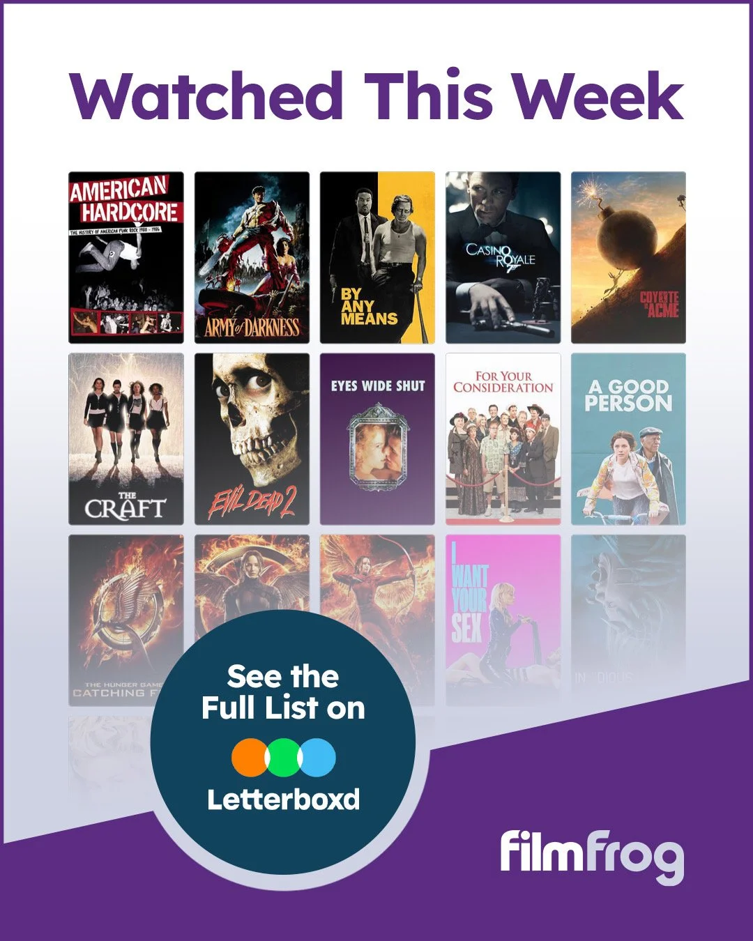 It&rsquo;s been a pretty light week of movie-watching for us at FilmFrog HQ as we take in the last days of summer, but we&rsquo;re still checking out plenty of great new titles as well as classic films and nostalgic favorites! Read the whole list of 