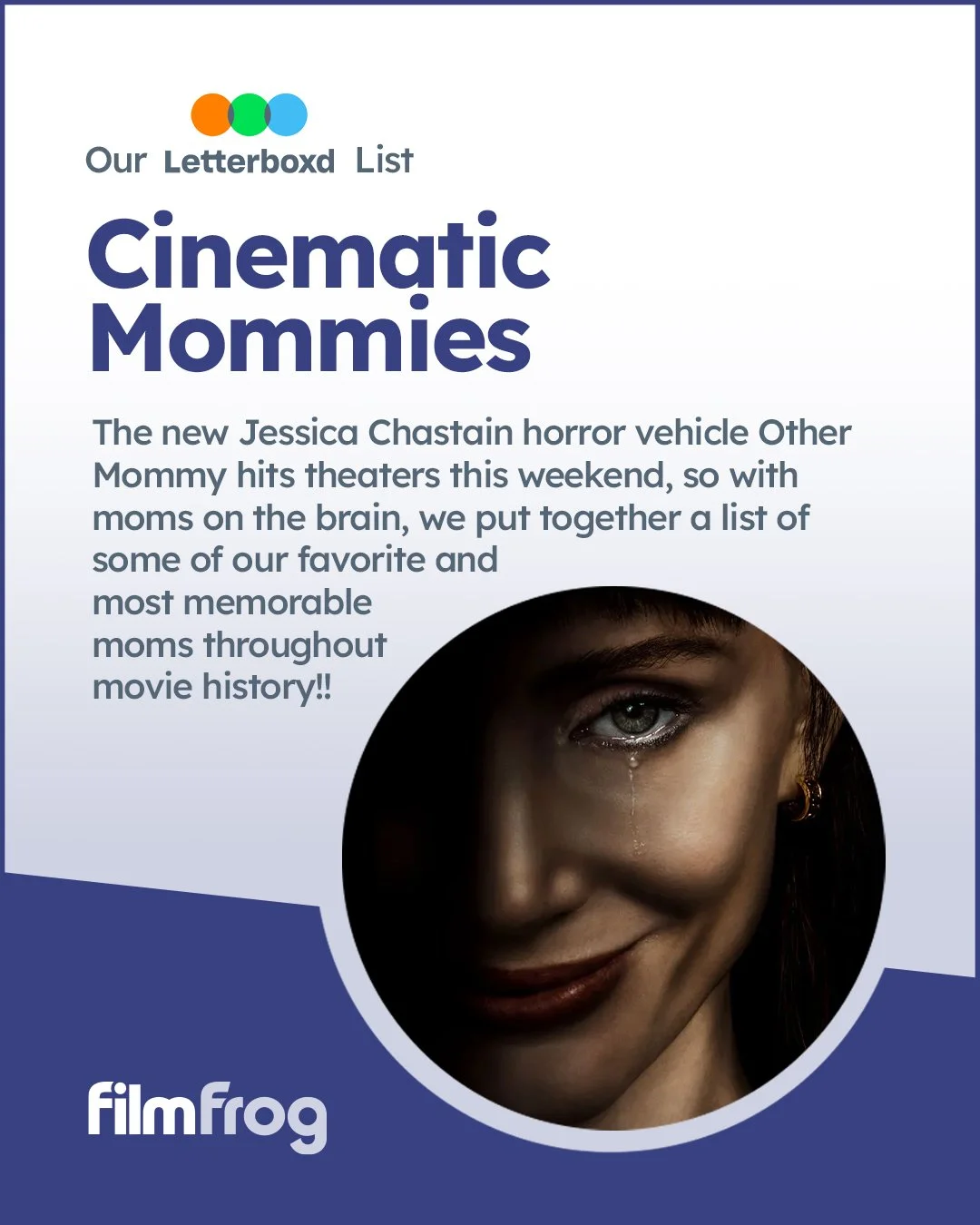 This week's new horror film #OtherMommy got us thinking about other memorable portrayals of motherhood over the years, so we've put together a list of 100 films with very distinct mothers in them! We've got moms that'll make you laugh, moms that'll m
