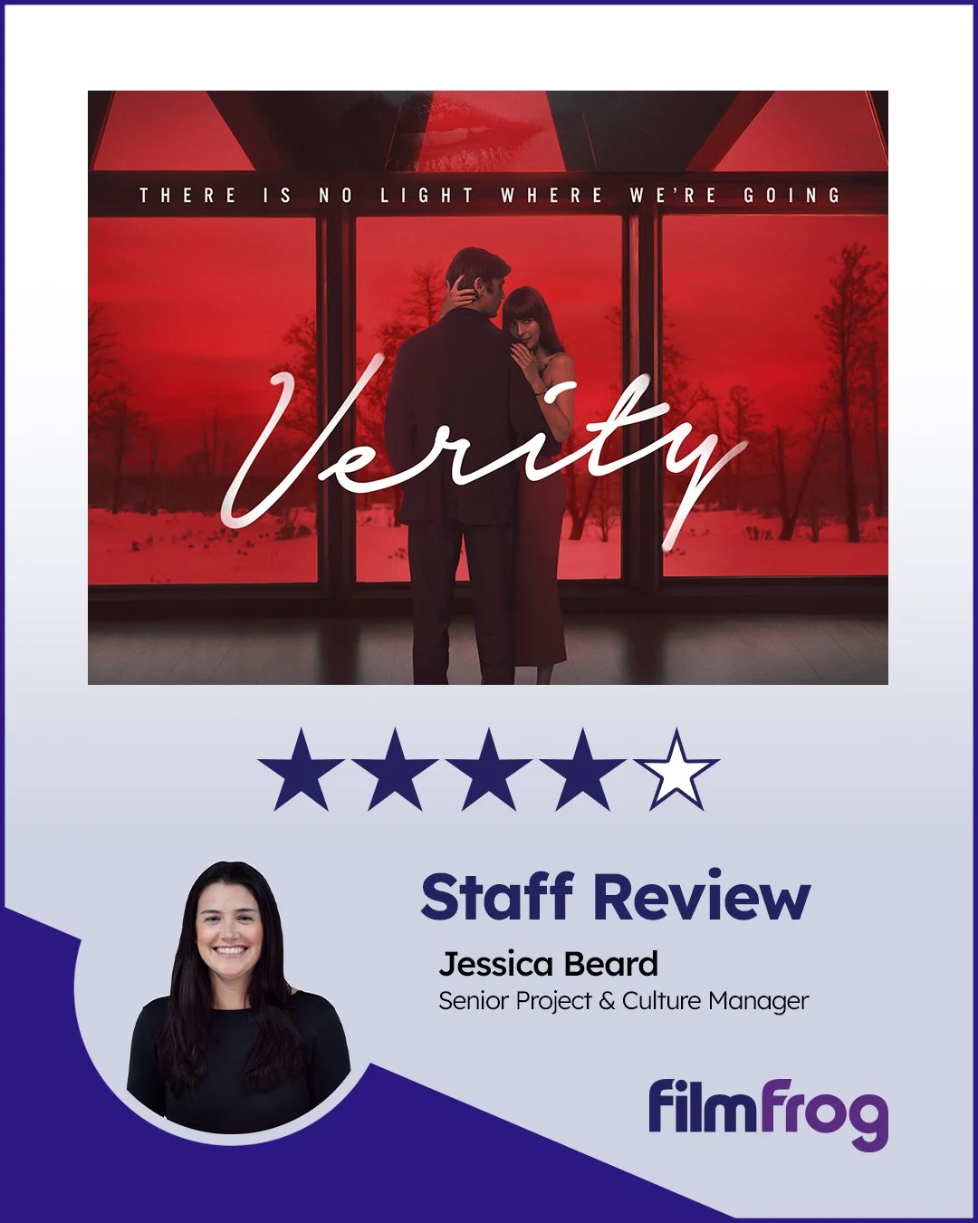 If you're looking for excitement, then you should meet #Verity. Our Senior Project &amp; Culture Manager Jess checked out the latest Colleen Hoover big screen adaptation this past week and found the star-studded film to be a real edge-of-your-seat th