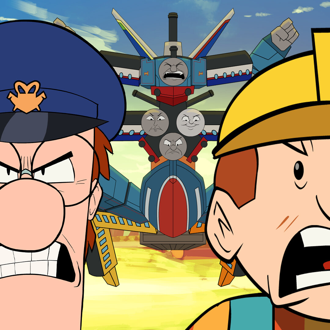Our latest toon, Man vs Train 3, went live on @thisismashed last week! Watch it now on the Mashed YouTube channel to see Bob join the fight!

#thomasthetankengine #thomasthetrain #postmanpat #bobthebuilder #animation