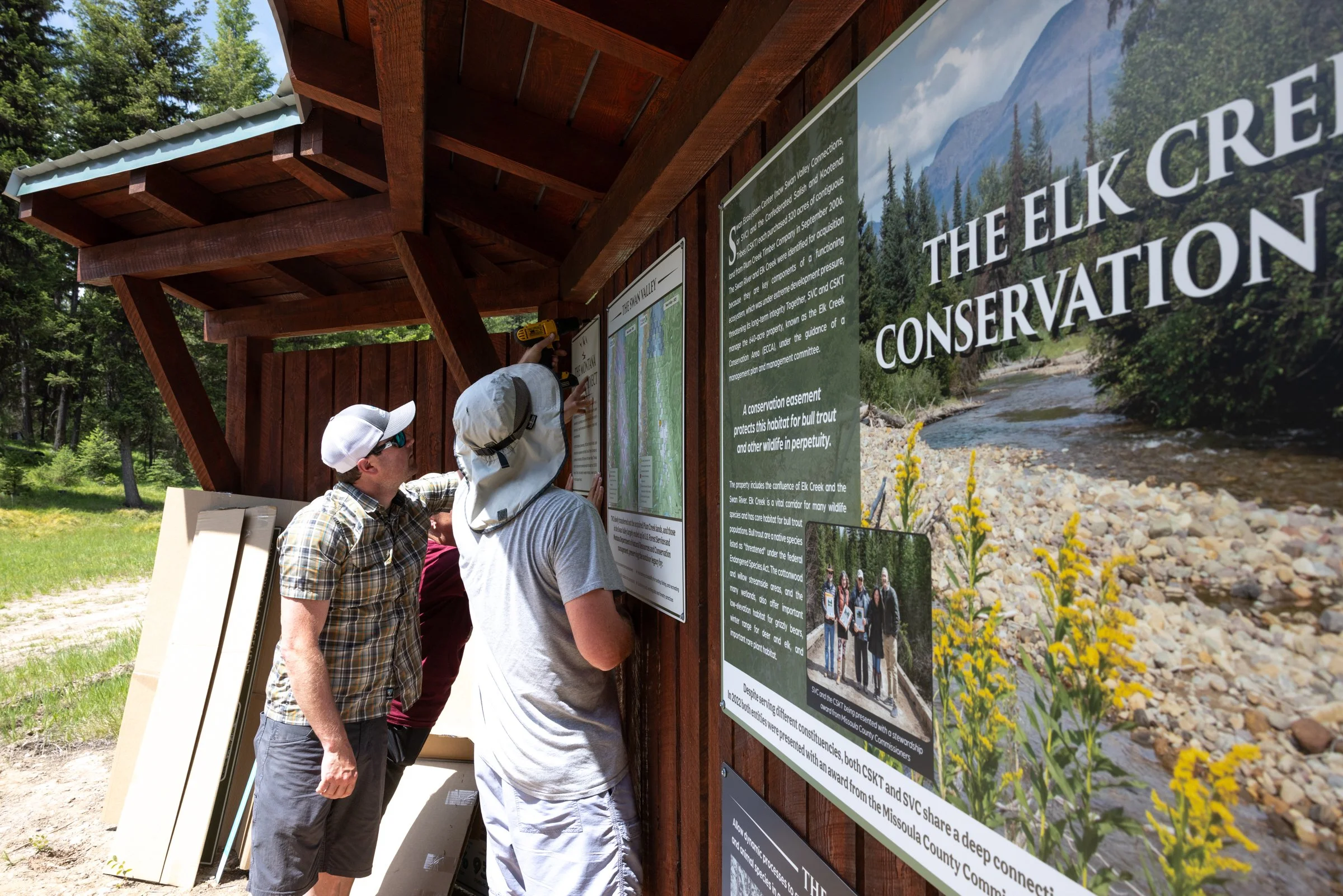 Elk Creek Conservation Area Kiosk Unveiling Event